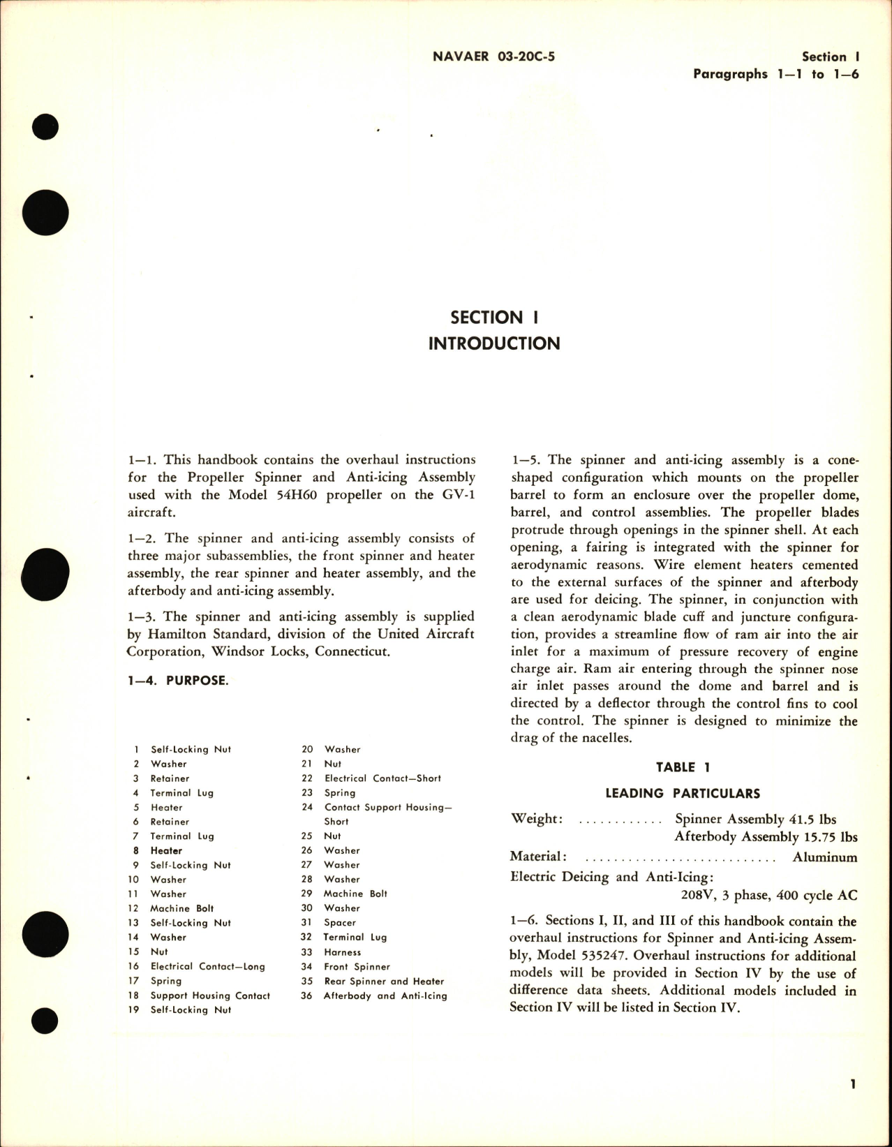 Sample page 5 from AirCorps Library document: Overhaul Instructions for Aircraft Propeller Spinner and Anti-Icing Assembly No. 535247