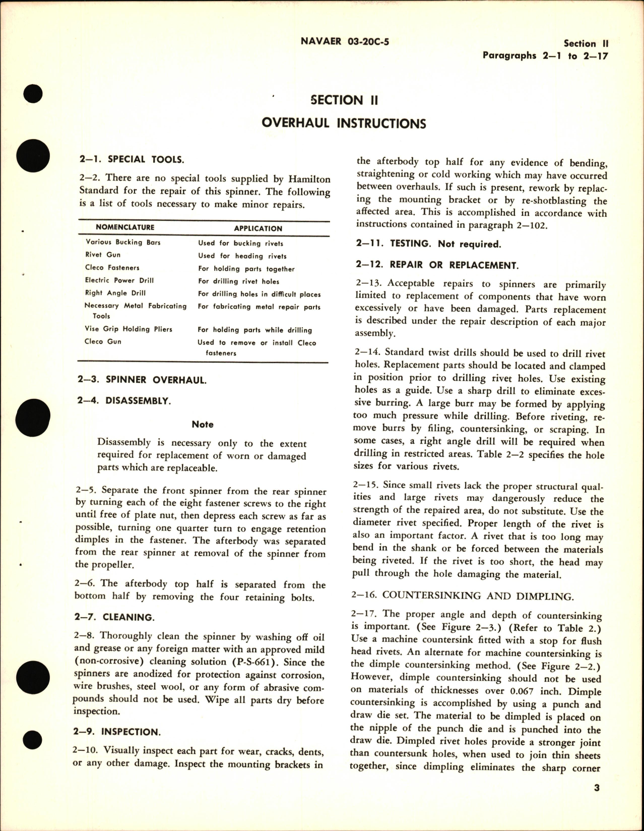 Sample page 7 from AirCorps Library document: Overhaul Instructions for Aircraft Propeller Spinner and Anti-Icing Assembly No. 535247