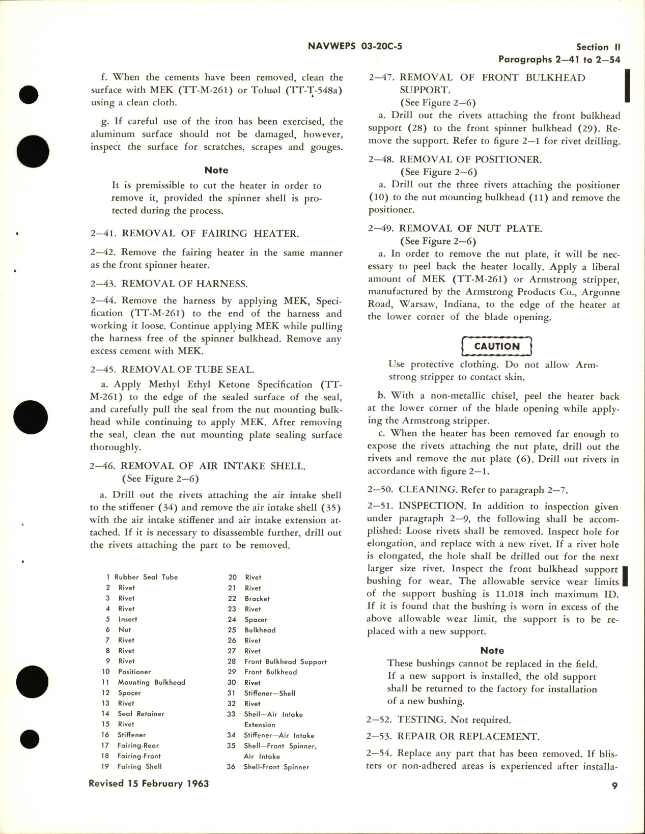 Sample page 7 from AirCorps Library document: Overhaul Instructions for Aircraft Propeller Spinner and Anti-Icing Assembly No. 535247