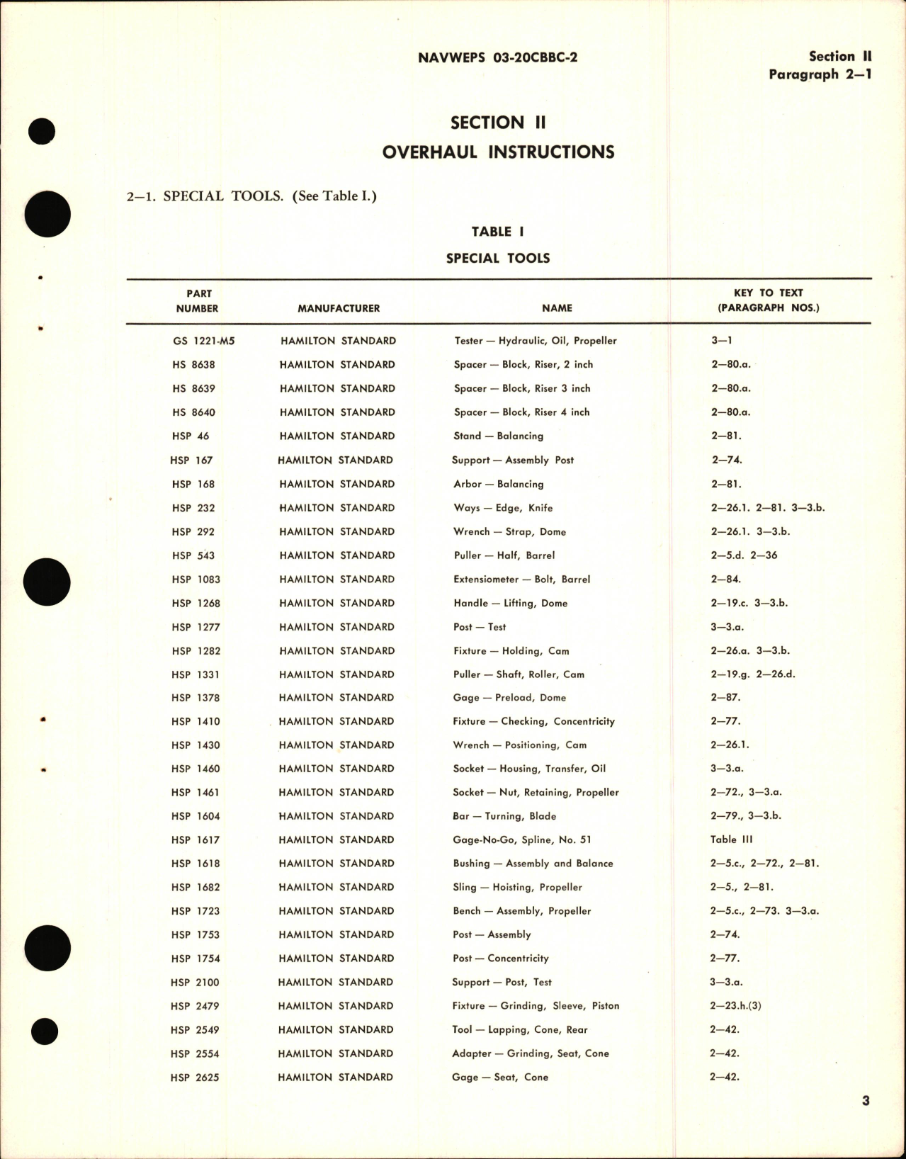 Sample page 7 from AirCorps Library document: Overhaul Instructions for Variable Pitch Aircraft Propeller Models 43D51-303, 43D51-329, 43D51-341, 43D51-343, 43D51-355