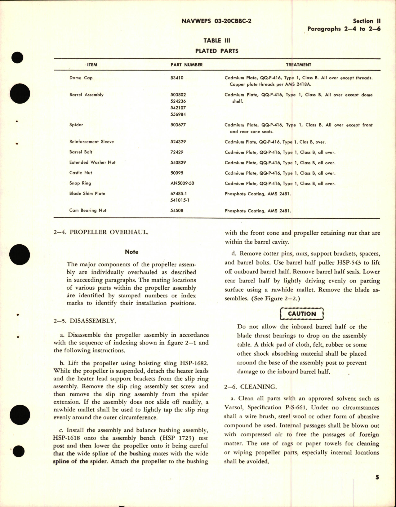 Sample page 9 from AirCorps Library document: Overhaul Instructions for Variable Pitch Aircraft Propeller Models 43D51-303, 43D51-329, 43D51-341, 43D51-343, 43D51-355