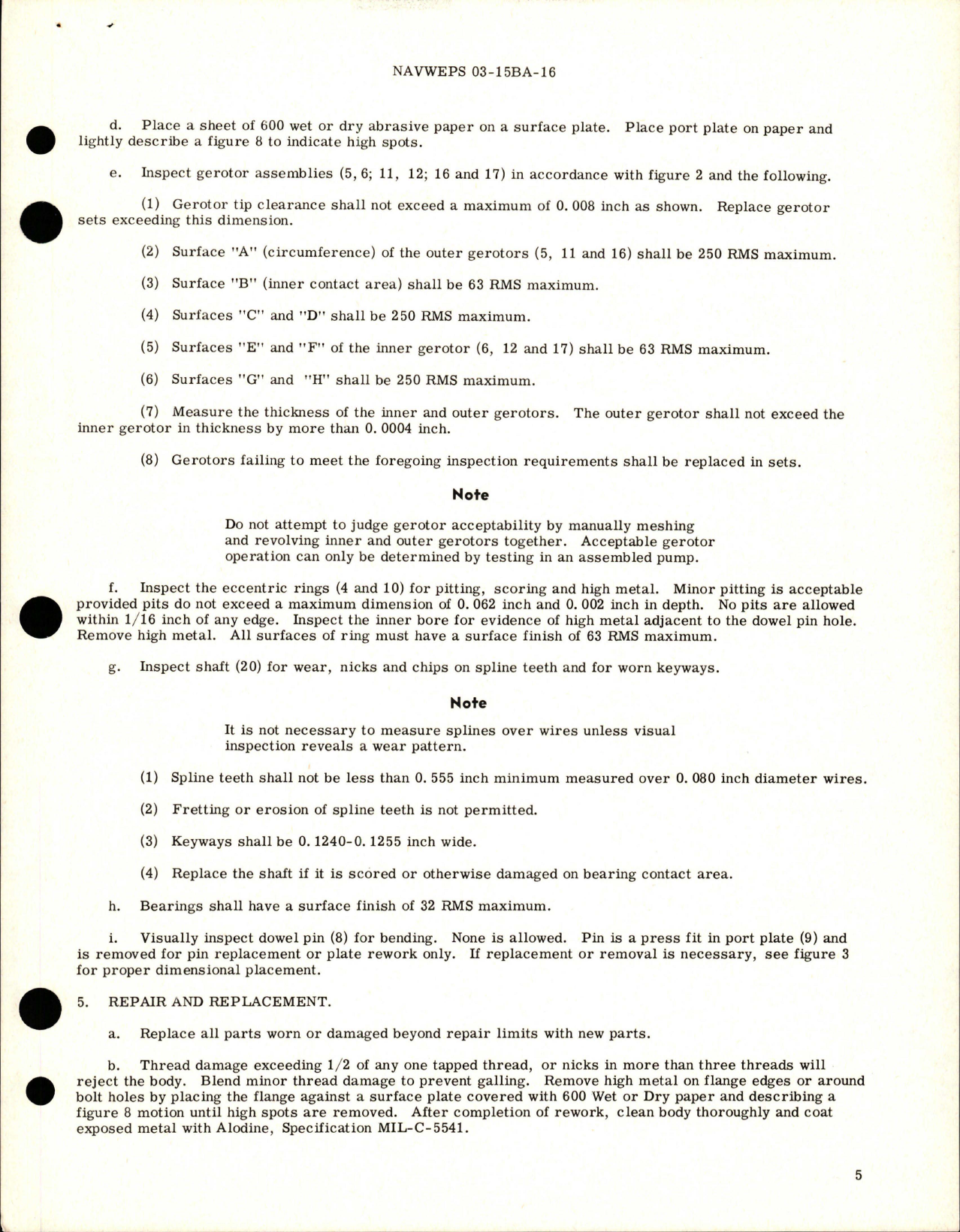 Sample page 5 from AirCorps Library document: Overhaul Instructions with Parts for Transfer Gear Case Scavenge Pump - Models GD-279 and GD-279-1