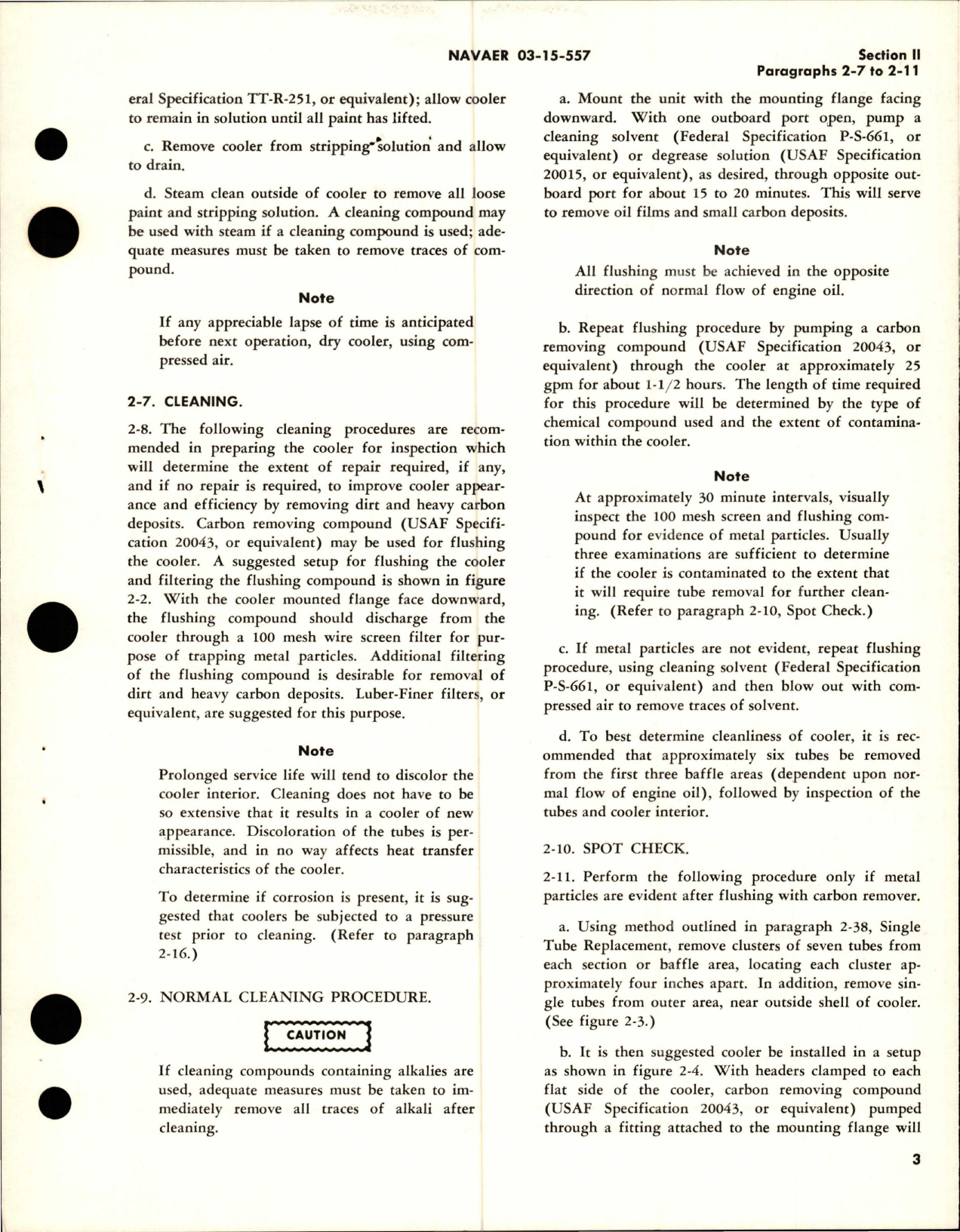 Sample page 7 from AirCorps Library document: Overhaul Instructions for Oil Coolers