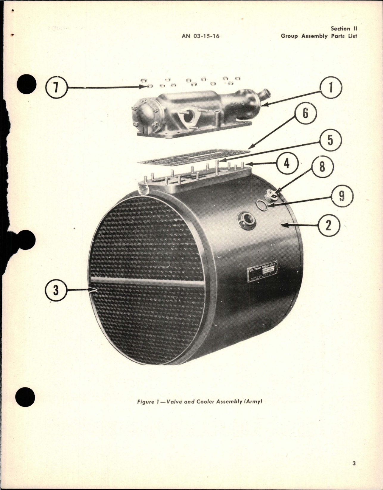 Sample page 7 from AirCorps Library document: Parts Catalog for Oil Coolers and Control Valves