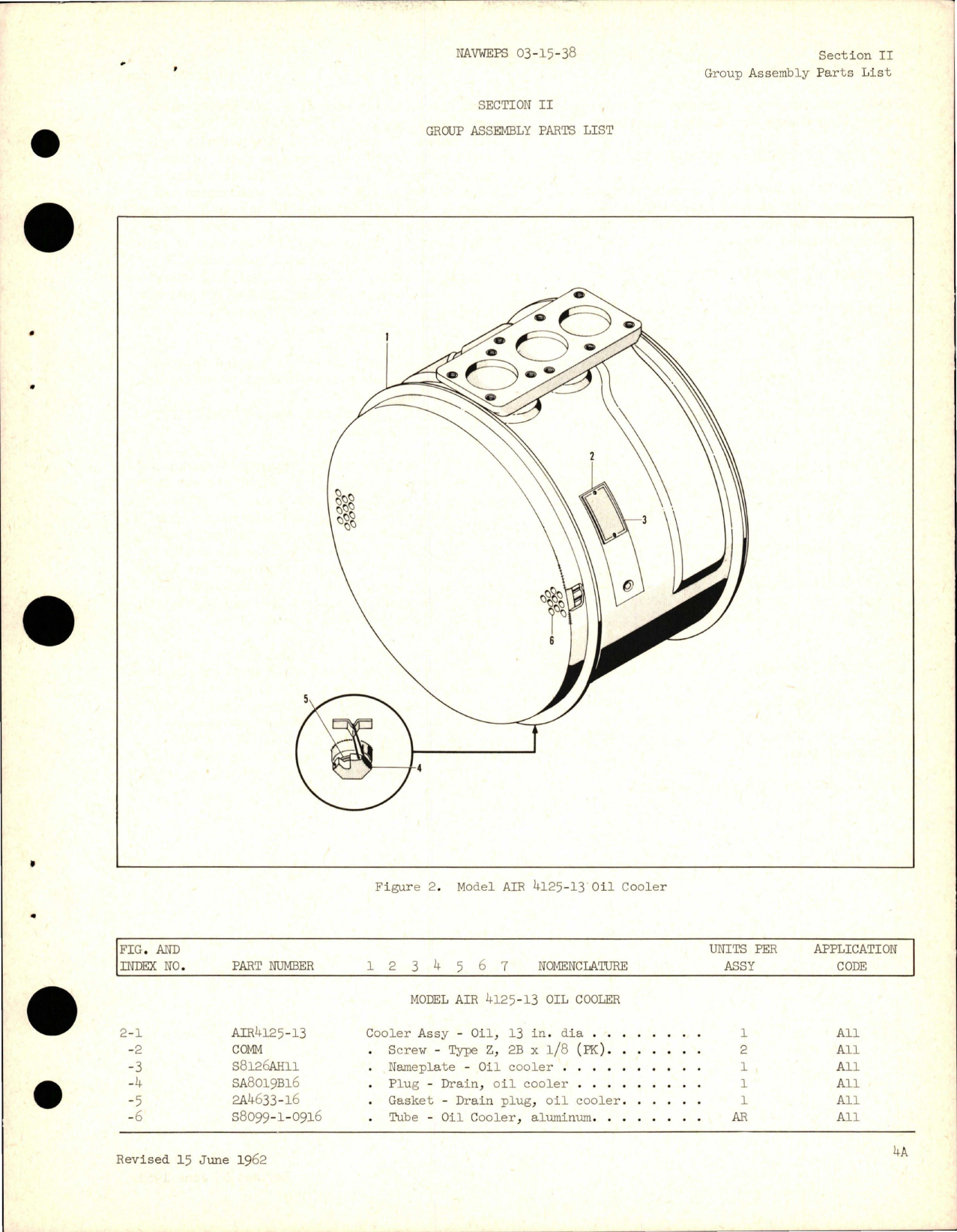 Sample page 7 from AirCorps Library document: Parts Catalog for Oil Temperature Regulators, Oil Coolers Valves