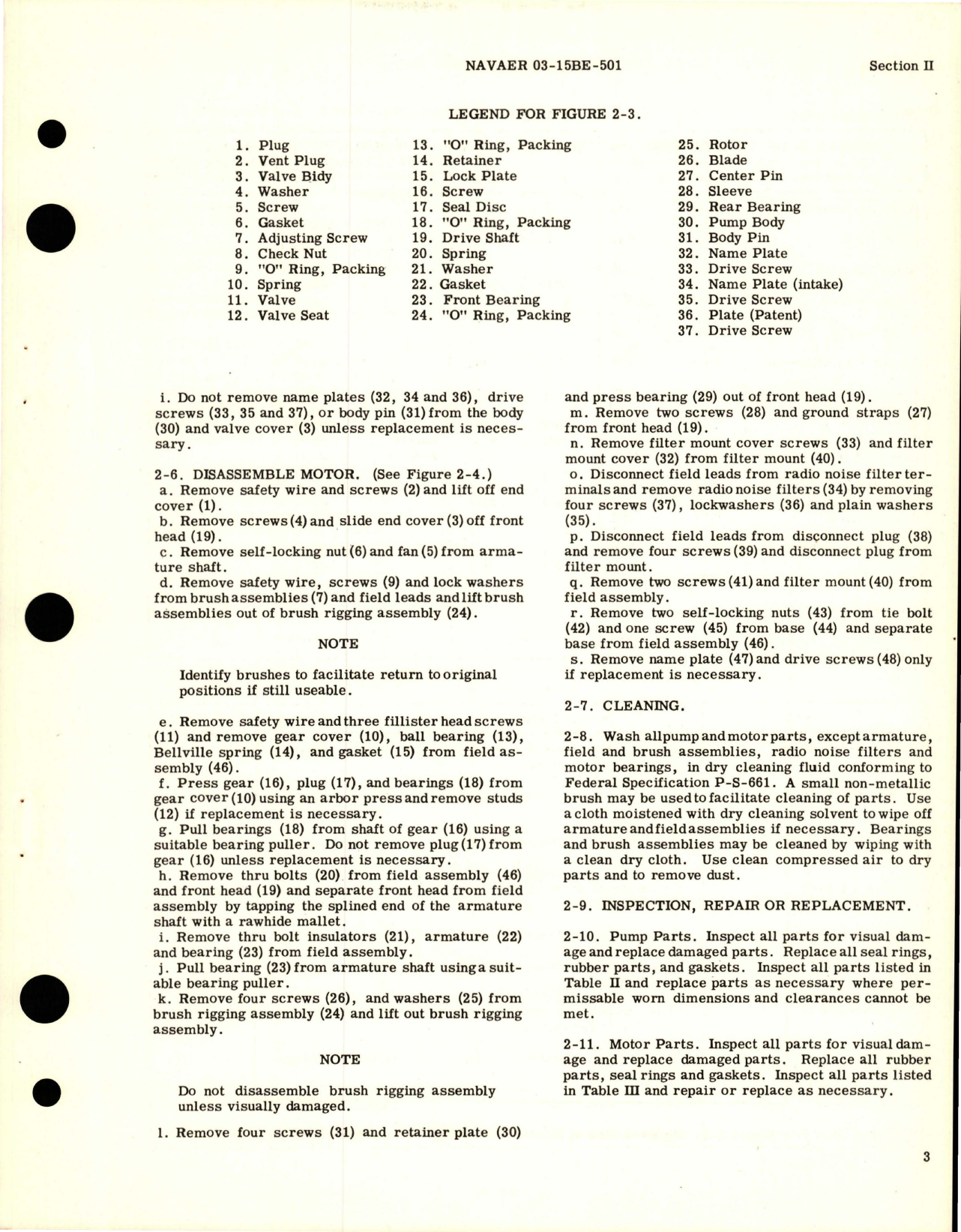 Sample page 7 from AirCorps Library document: Overhaul Instructions for Electric Motor Driven Oil Transfer Pump - 111643 Series