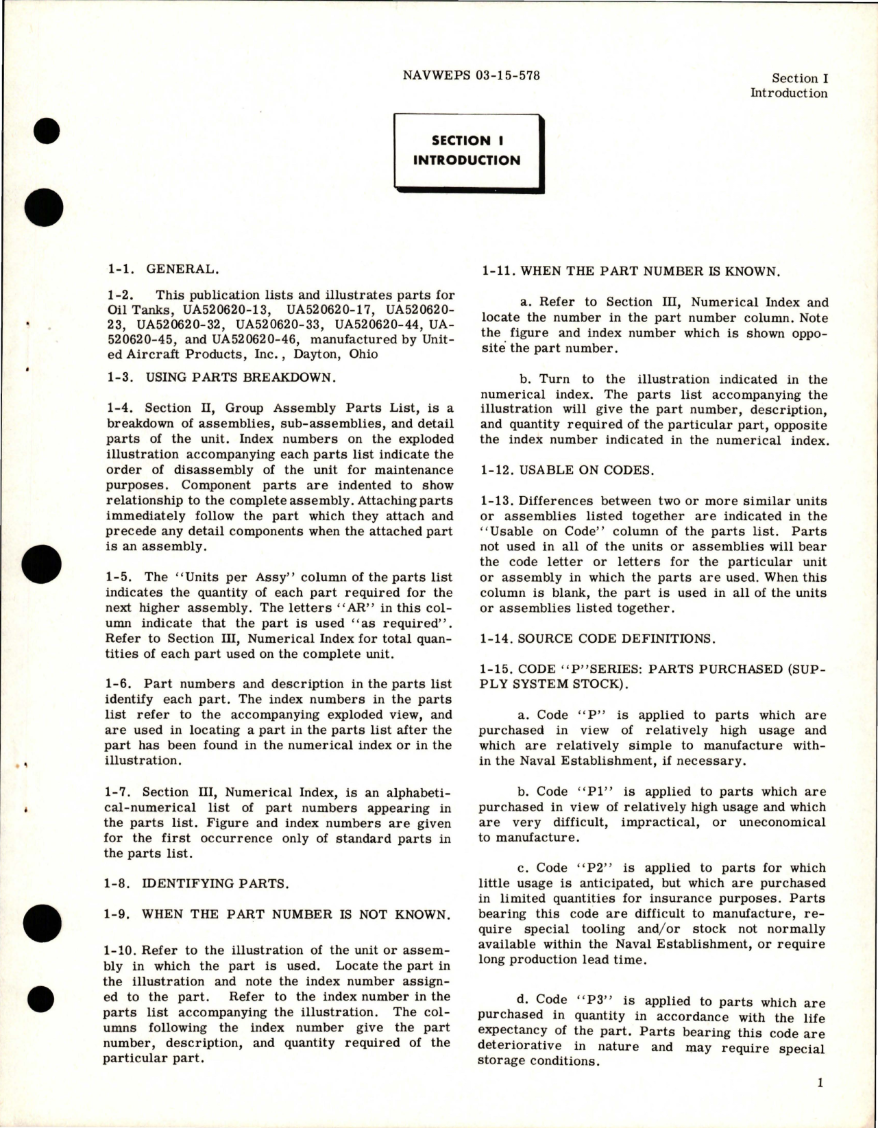 Sample page 5 from AirCorps Library document: Illustrated Parts Breakdown for Oil Tanks