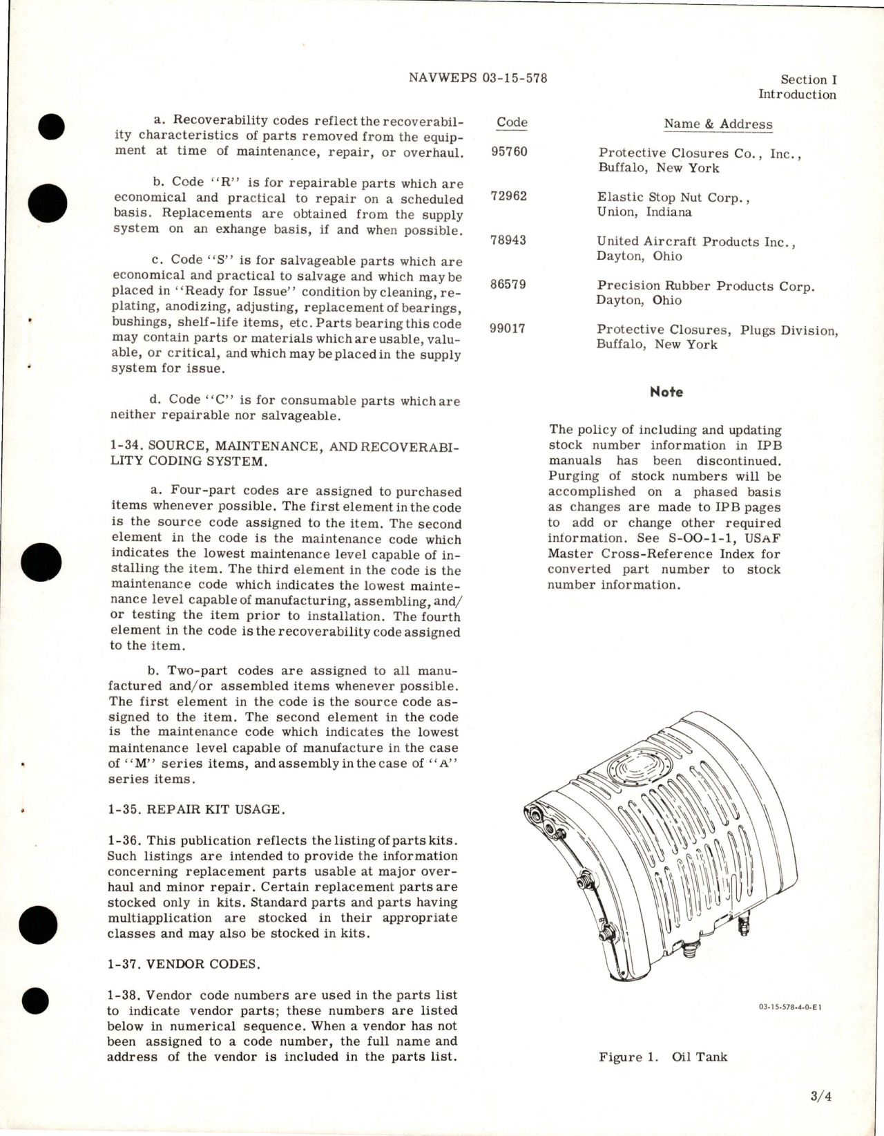 Sample page 7 from AirCorps Library document: Illustrated Parts Breakdown for Oil Tanks