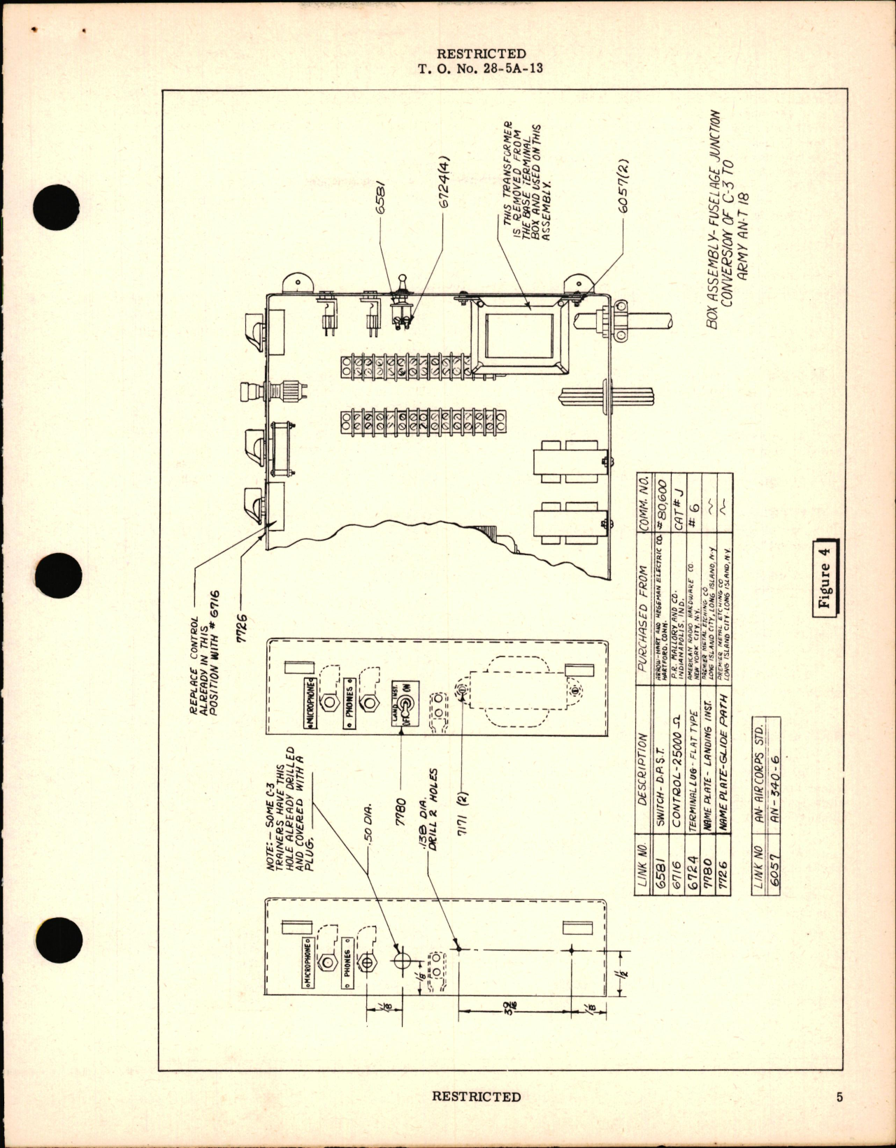 Sample page 5 from AirCorps Library document: Installation of Automatic Radio Compass & Army Instrument Approach System in Type C-3 Instrument Flying Trainers