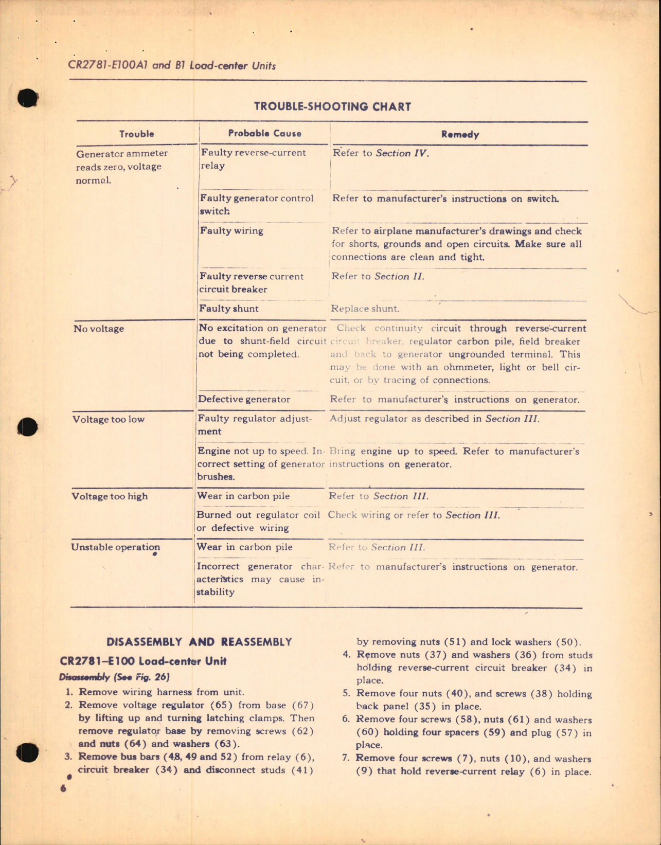 Sample page 5 from AirCorps Library document: Instructions for GEI-24132 Load-Center Units CR2781-E100A1 and B1