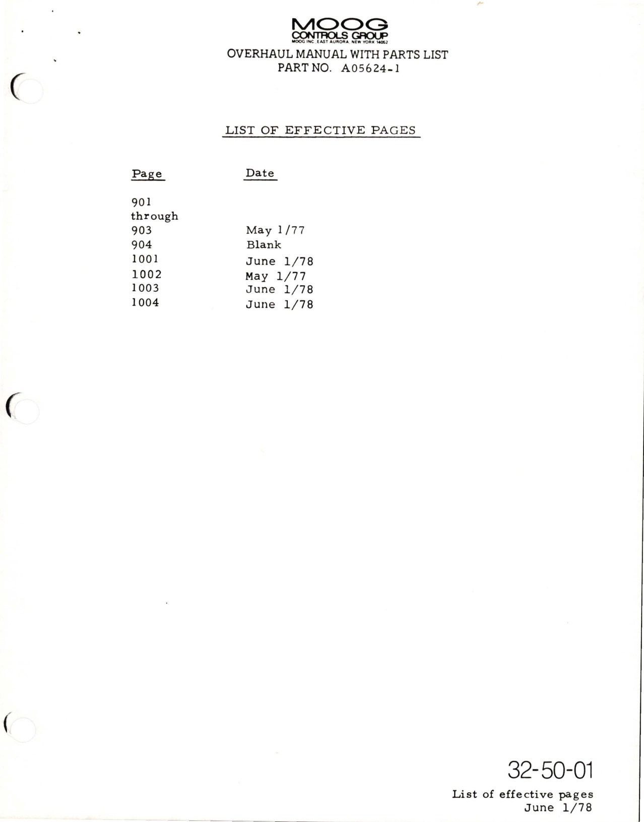 Sample page 7 from AirCorps Library document: Overhaul with Illustrated Parts List for Servovalve Assembly - Part A05624-1 - Model 26E123A