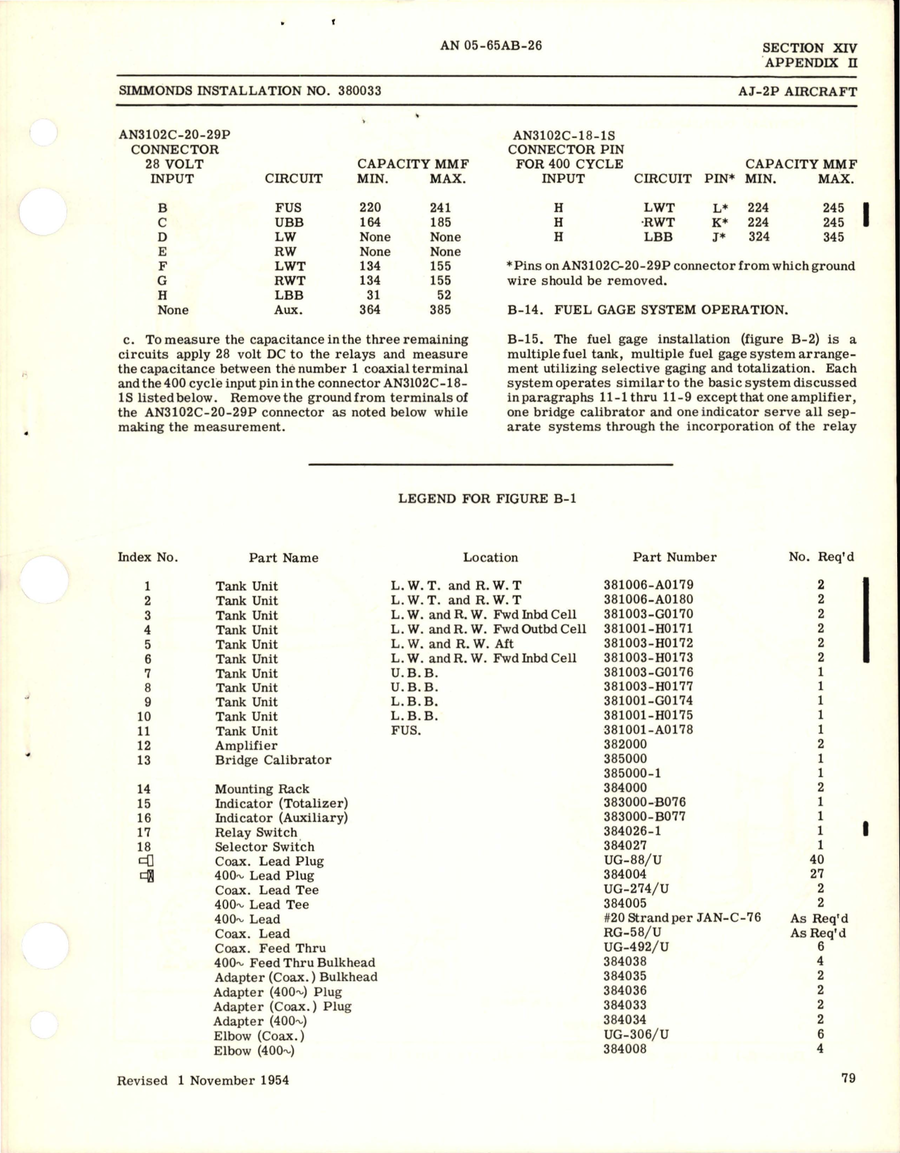 Sample page 5 from AirCorps Library document: Revision to Operation and Service Instructions for Capacitor Fuel Quantity Gage Systems