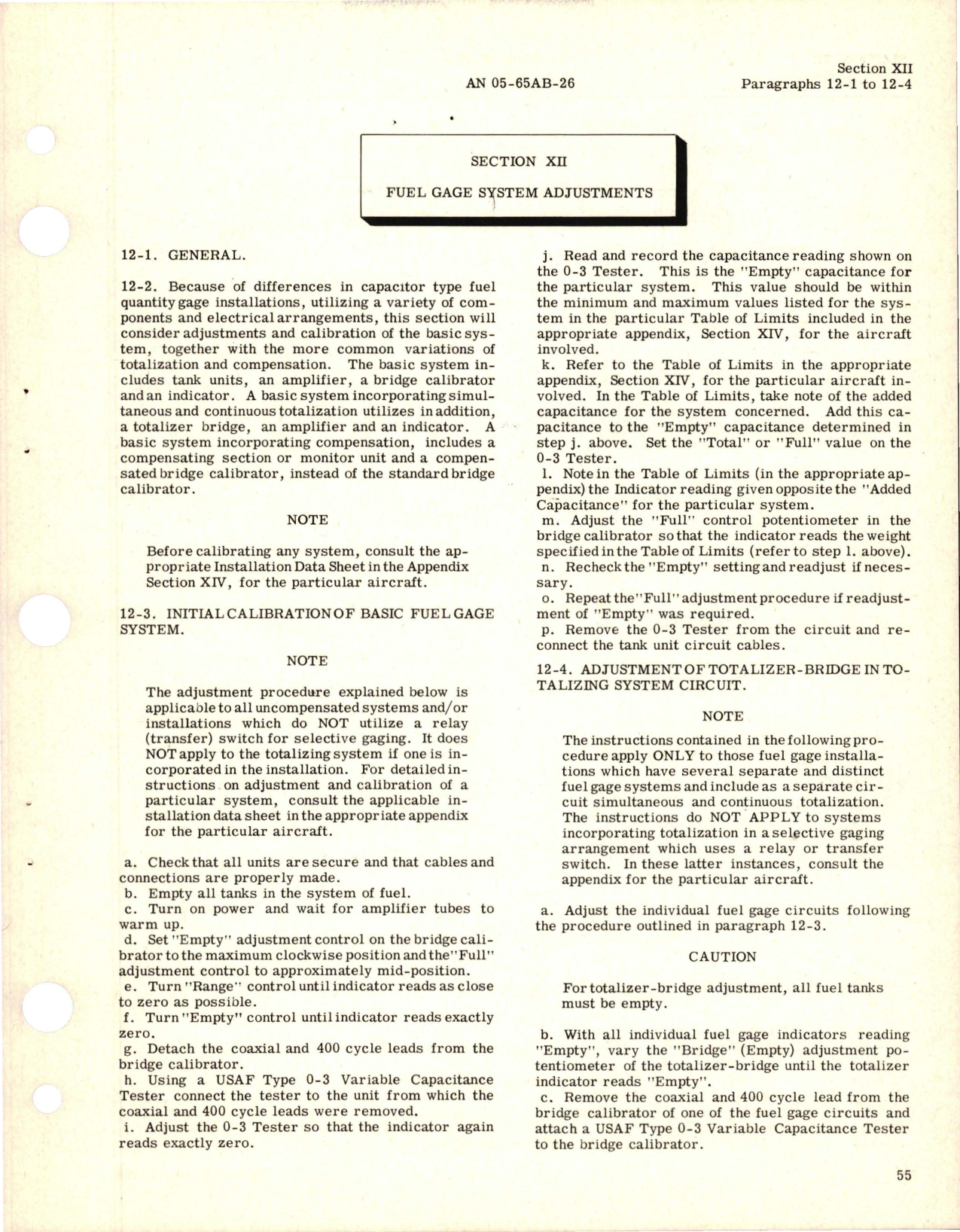 Sample page 9 from AirCorps Library document: Revision to Operation and Service Instructions for Capacitor Fuel Quantity Gage Systems