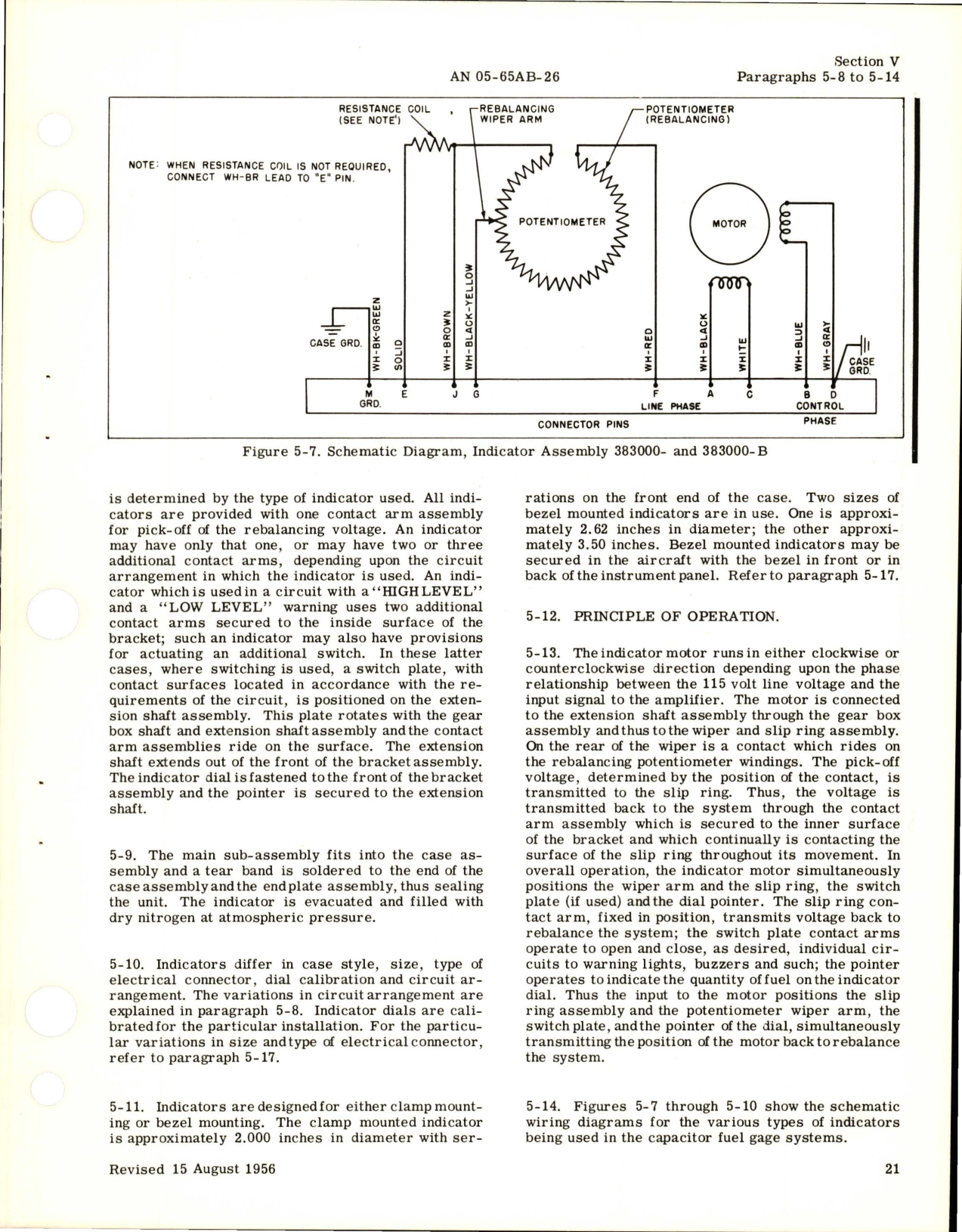 Sample page 5 from AirCorps Library document: Revision to Operation and Service Instructions for Capacitor Fuel Quantity Gage Systems