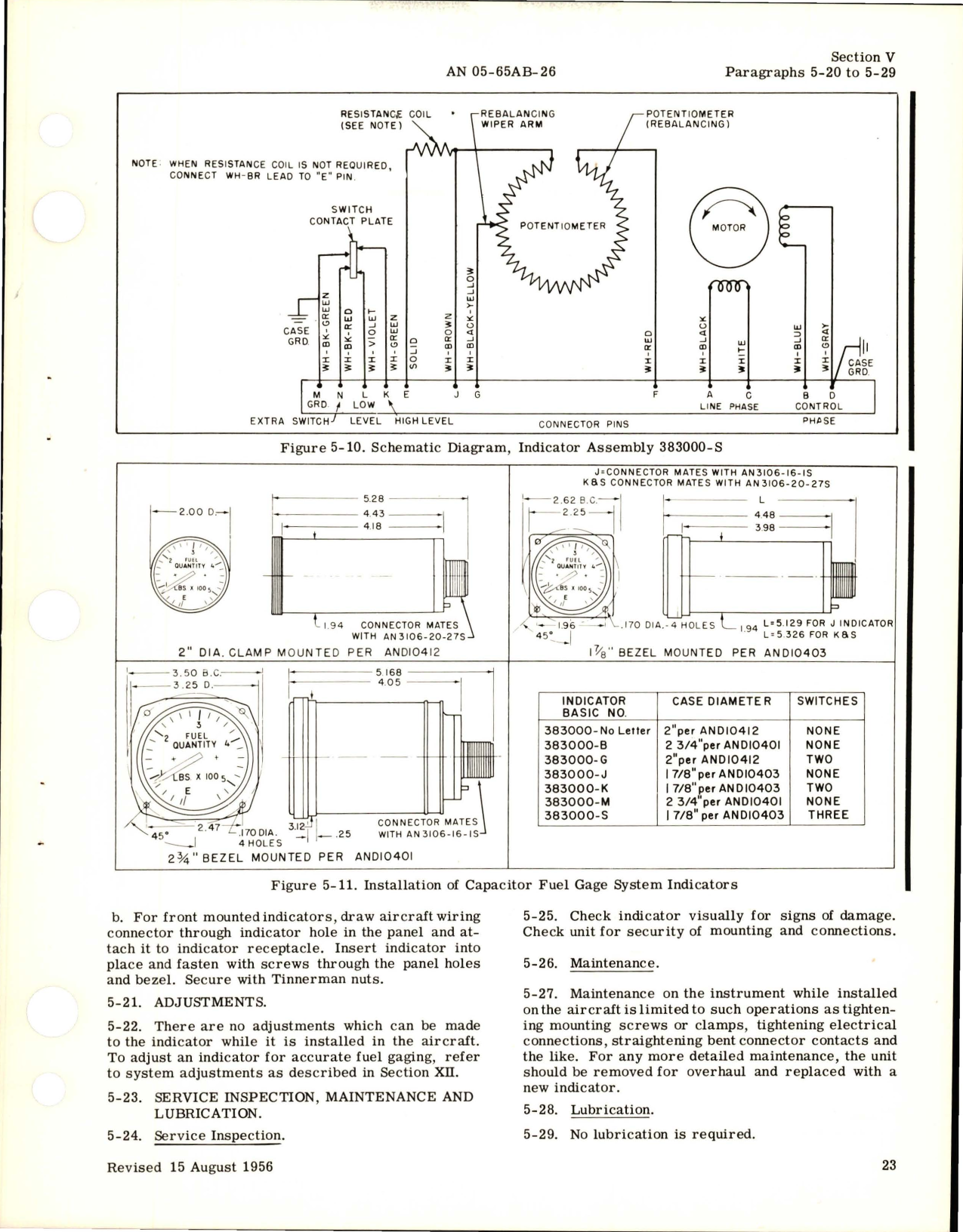 Sample page 7 from AirCorps Library document: Revision to Operation and Service Instructions for Capacitor Fuel Quantity Gage Systems