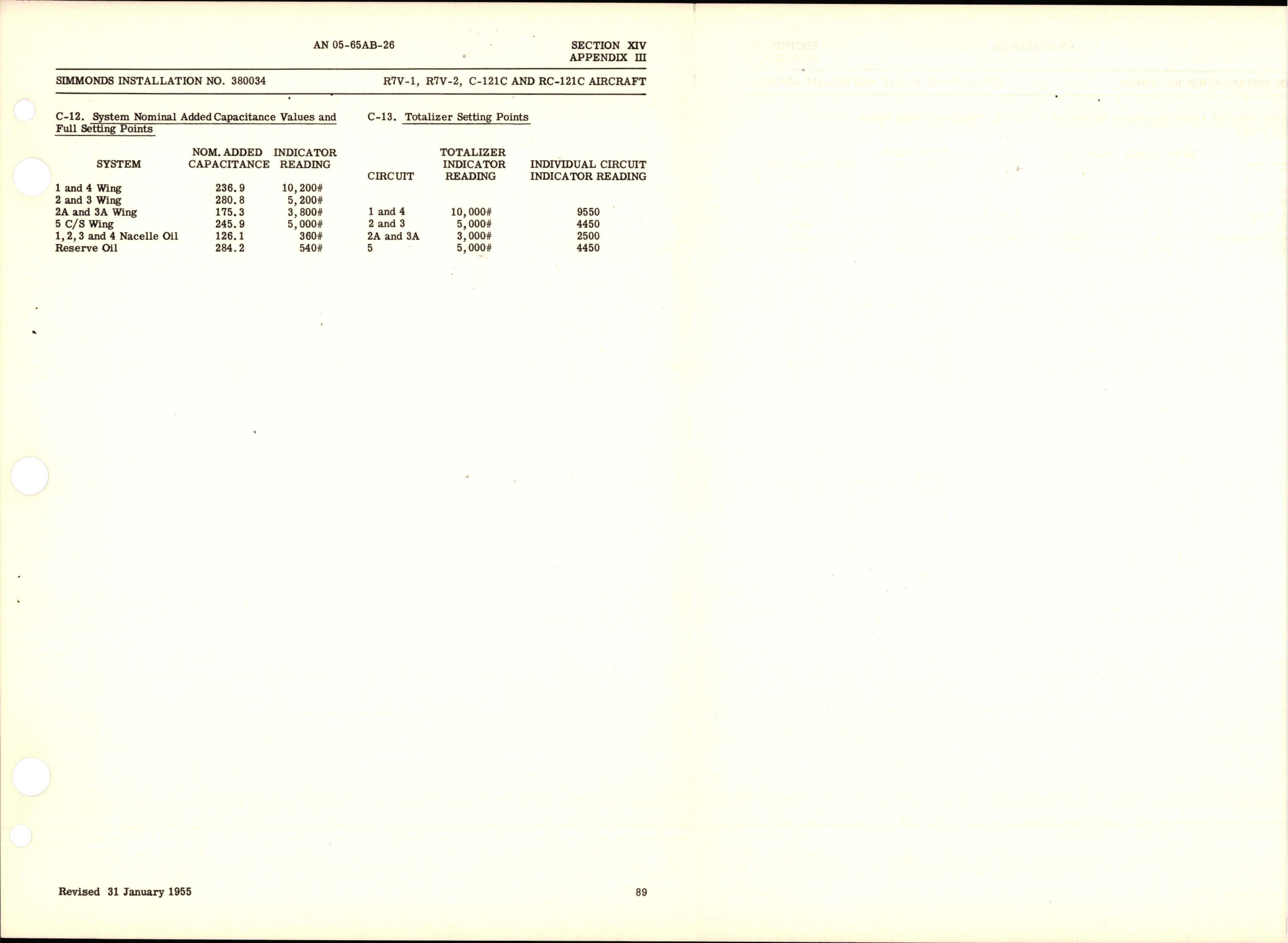 Sample page 7 from AirCorps Library document: Revision to Operation and Service Instructions for Capacitor Fuel Quantity Gage Systems