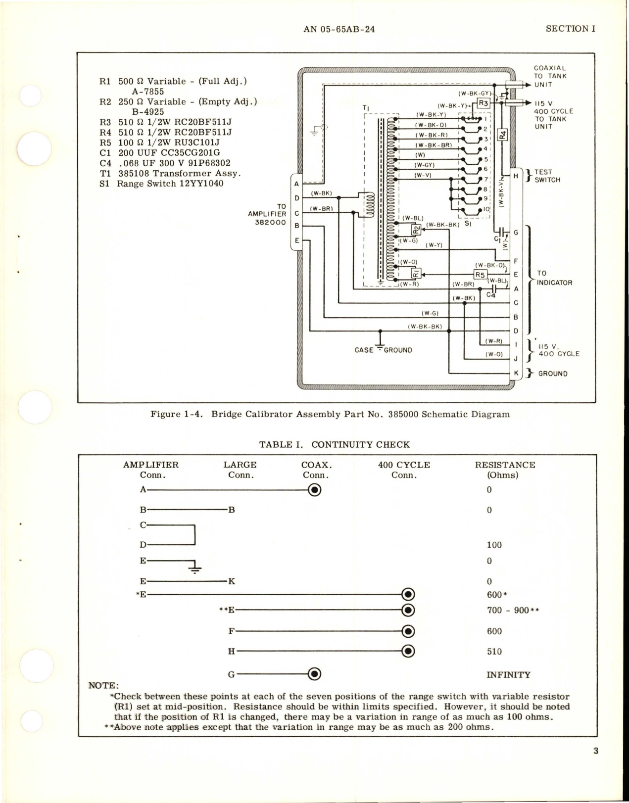 Sample page 7 from AirCorps Library document: Overhaul Instructions for Bridge Calibrator Assemblies in Capacitor Fuel Gage System 