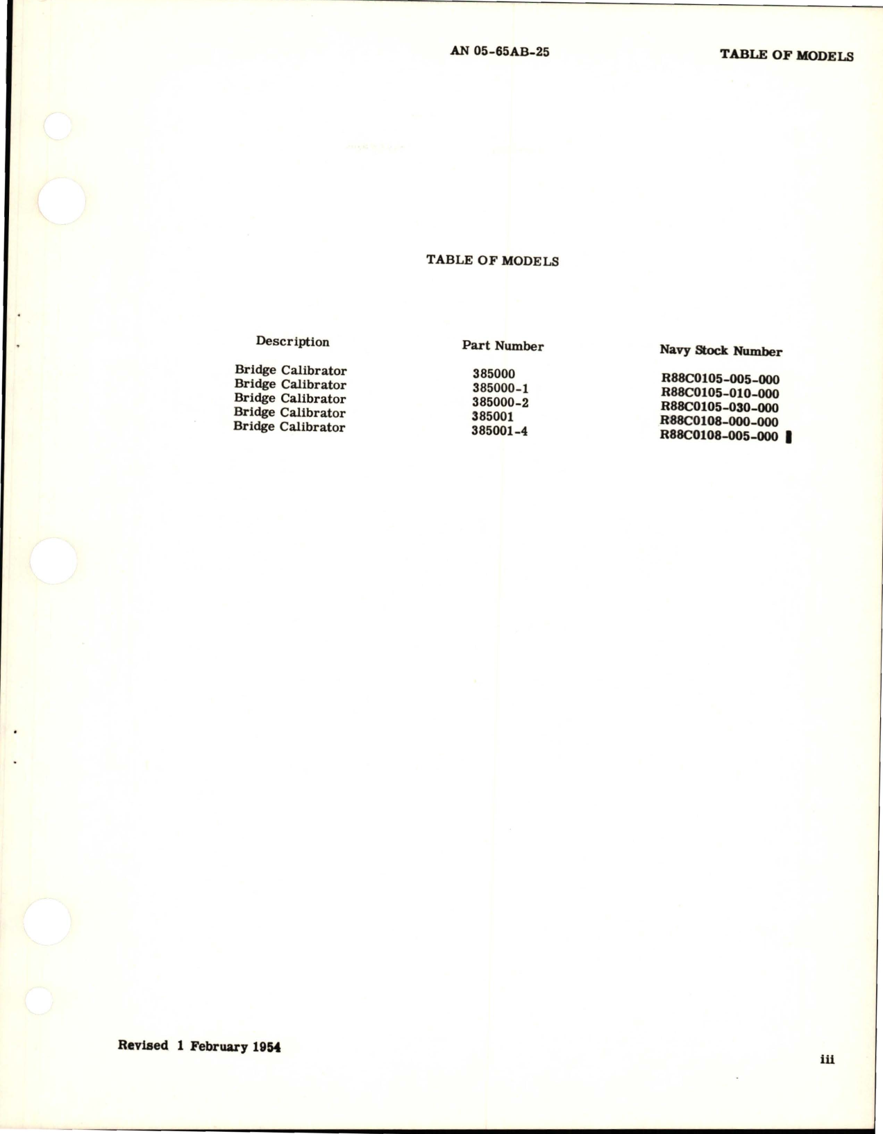 Sample page 5 from AirCorps Library document: Illustrated Parts Breakdown for Bridge Calibrator Assemblies in Capacitor Fuel Gage System 