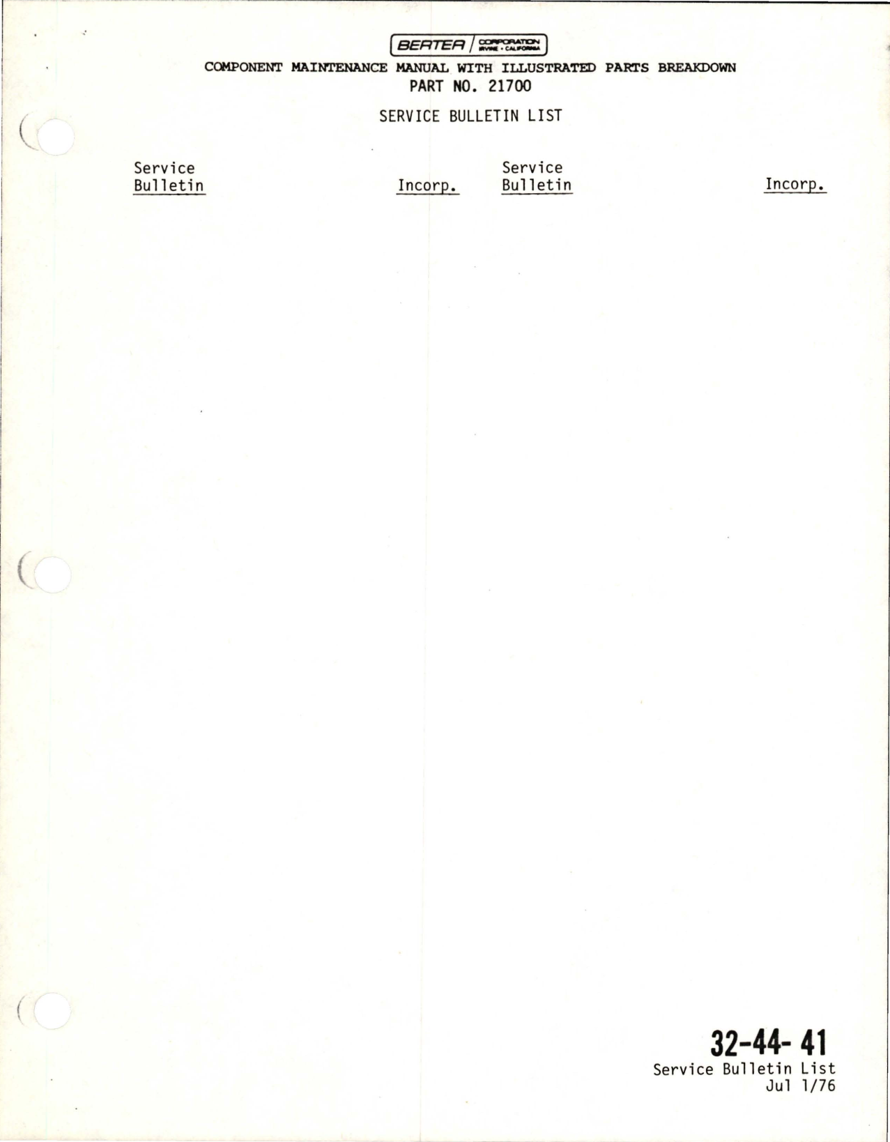 Sample page 5 from AirCorps Library document: Component Maintenance with Illustrated Parts Breakdown for Microseal Thermal Expansion Relief Valve Assembly - Part 21700-1001