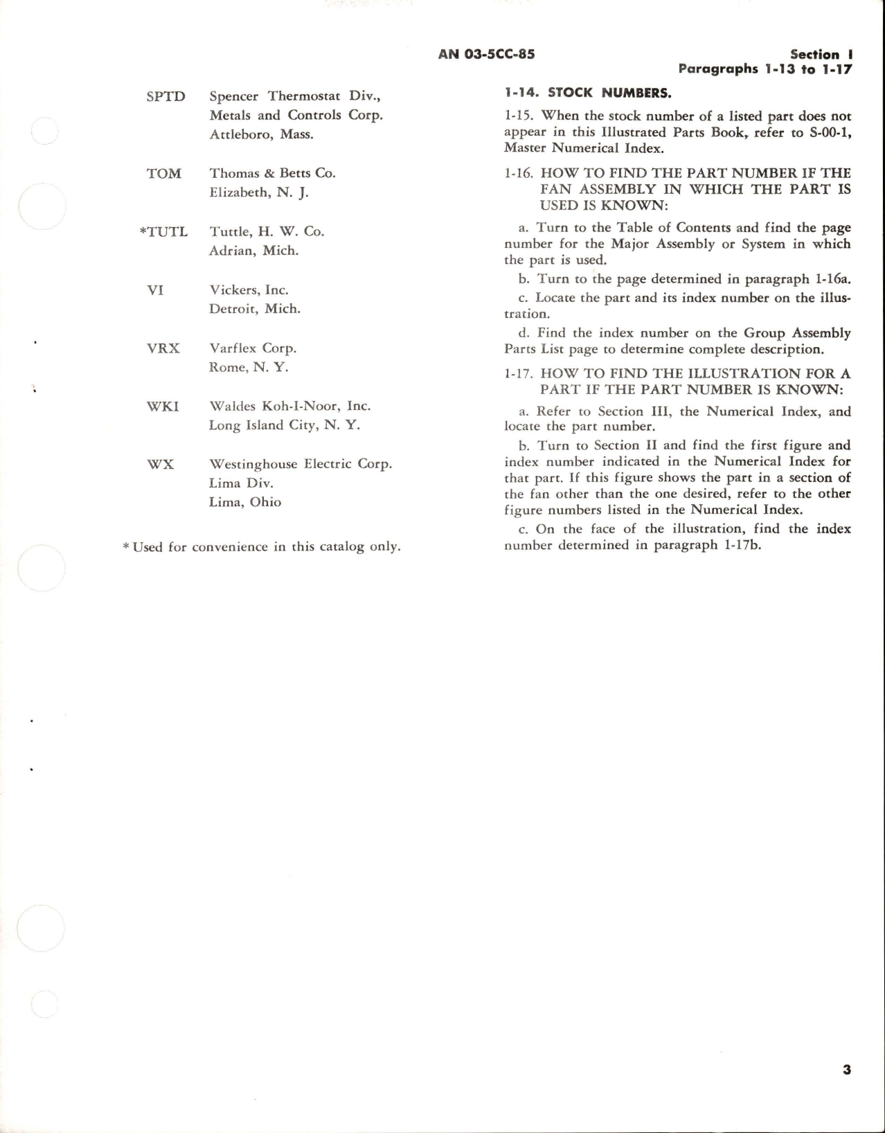 Sample page 7 from AirCorps Library document: Illustrated Parts Breakdown for Axivane Aircraft Fans 