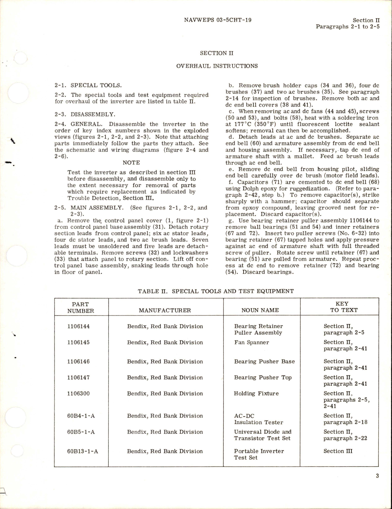 Sample page 7 from AirCorps Library document: Change to Overhaul Instructions for Inverter - Type 32B180-1-A 