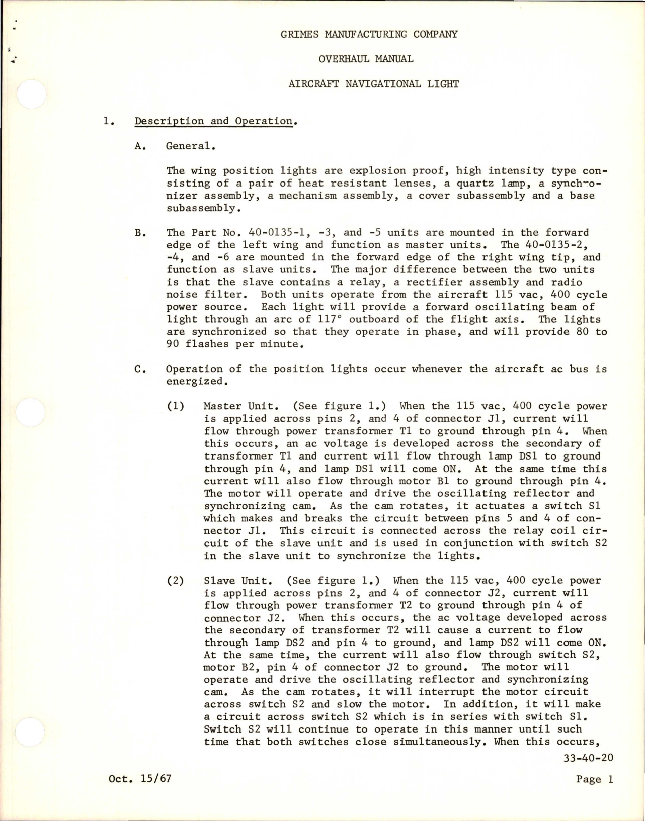 Sample page 7 from AirCorps Library document: Overhaul Manual for Navigational Light