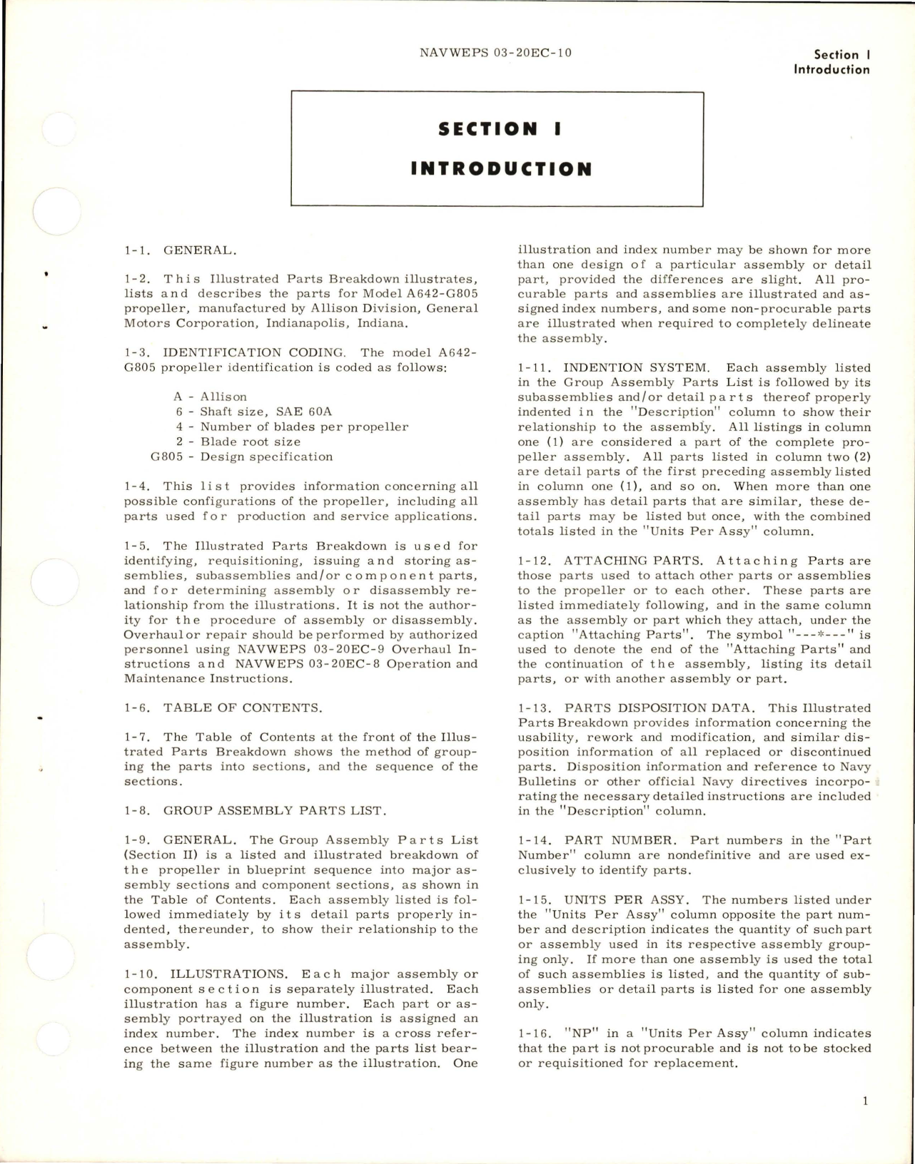 Sample page 5 from AirCorps Library document: Illustrated Parts Breakdown for Hydraulic Propeller - Model A642-G805 