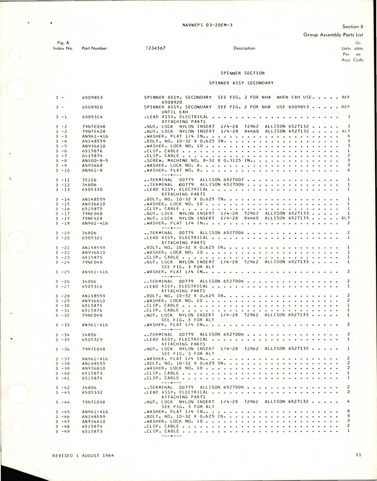 Sample page 7 from AirCorps Library document: Revision to Illustrated Parts Breakdown for Hydraulic Propeller - Model A6441FN-248 