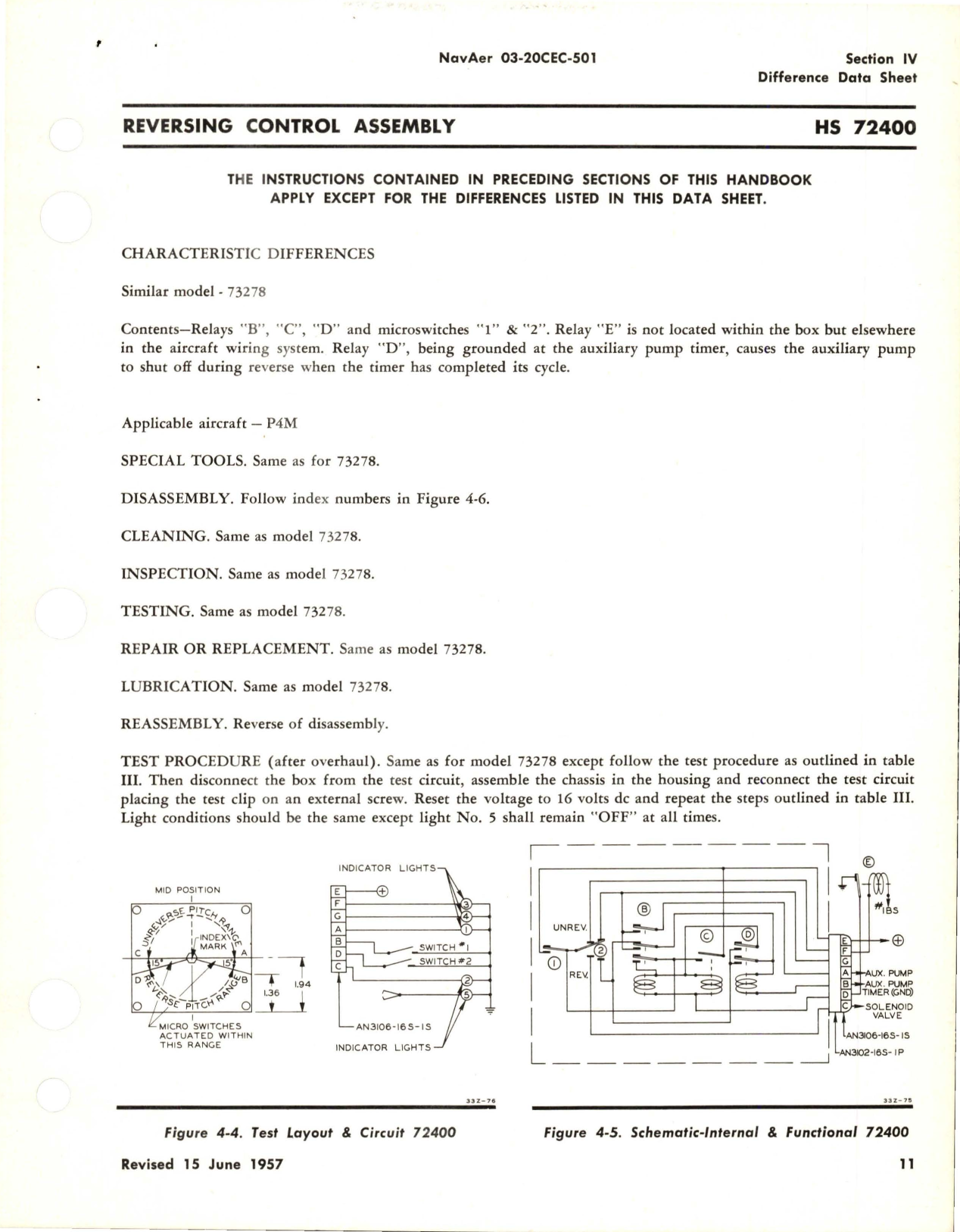 Sample page 7 from AirCorps Library document: Revision to Overhaul Instructions for Reversing Control - Assembly No. 72400, 73278, 88029, and 509628 