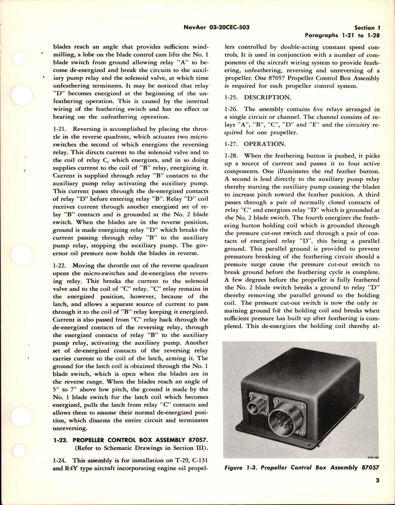 Sample page 7 from AirCorps Library document: Overhaul Instructions for Propeller Control Box 