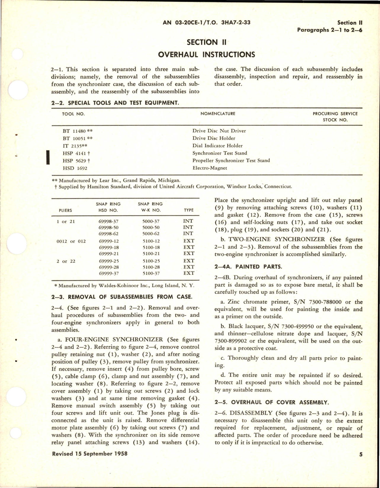 Sample page 9 from AirCorps Library document: Overhaul Instructions for Synchronizers 