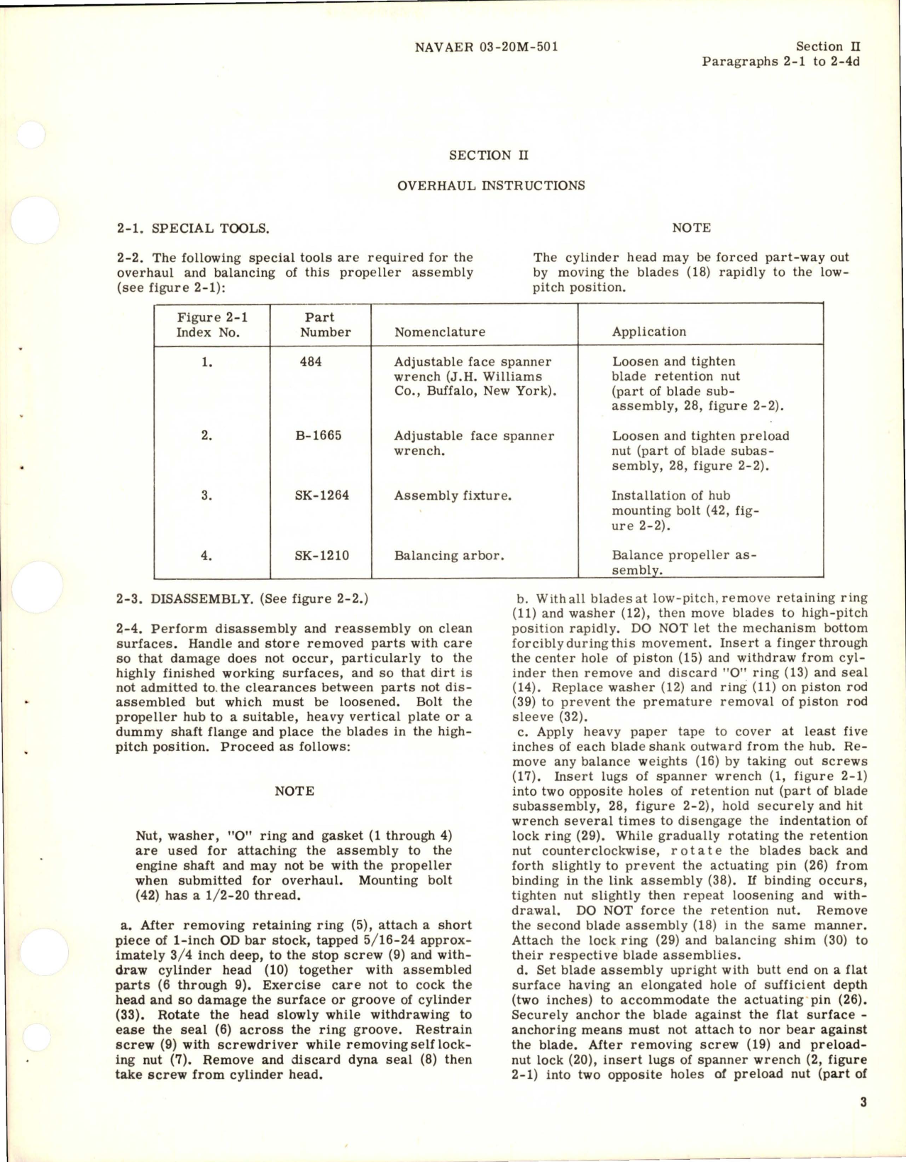 Sample page 5 from AirCorps Library document: Overhaul Instructions for Propeller Assembly - Model 2A36C1-T/90M-O 