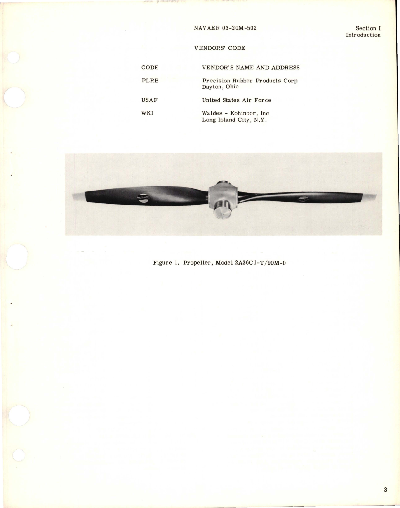 Sample page 5 from AirCorps Library document: Illustrated Parts Breakdown for Propeller Assembly - Model 2A36C1-T/90M-0