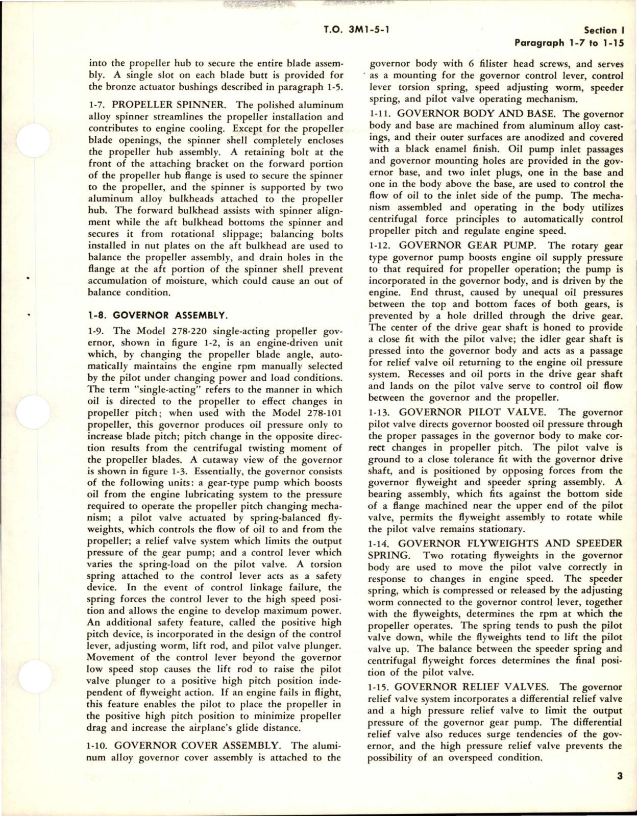 Sample page 7 from AirCorps Library document: Revision to Operation and Service Instructions for Propeller Assembly and Propeller Governor Assembly