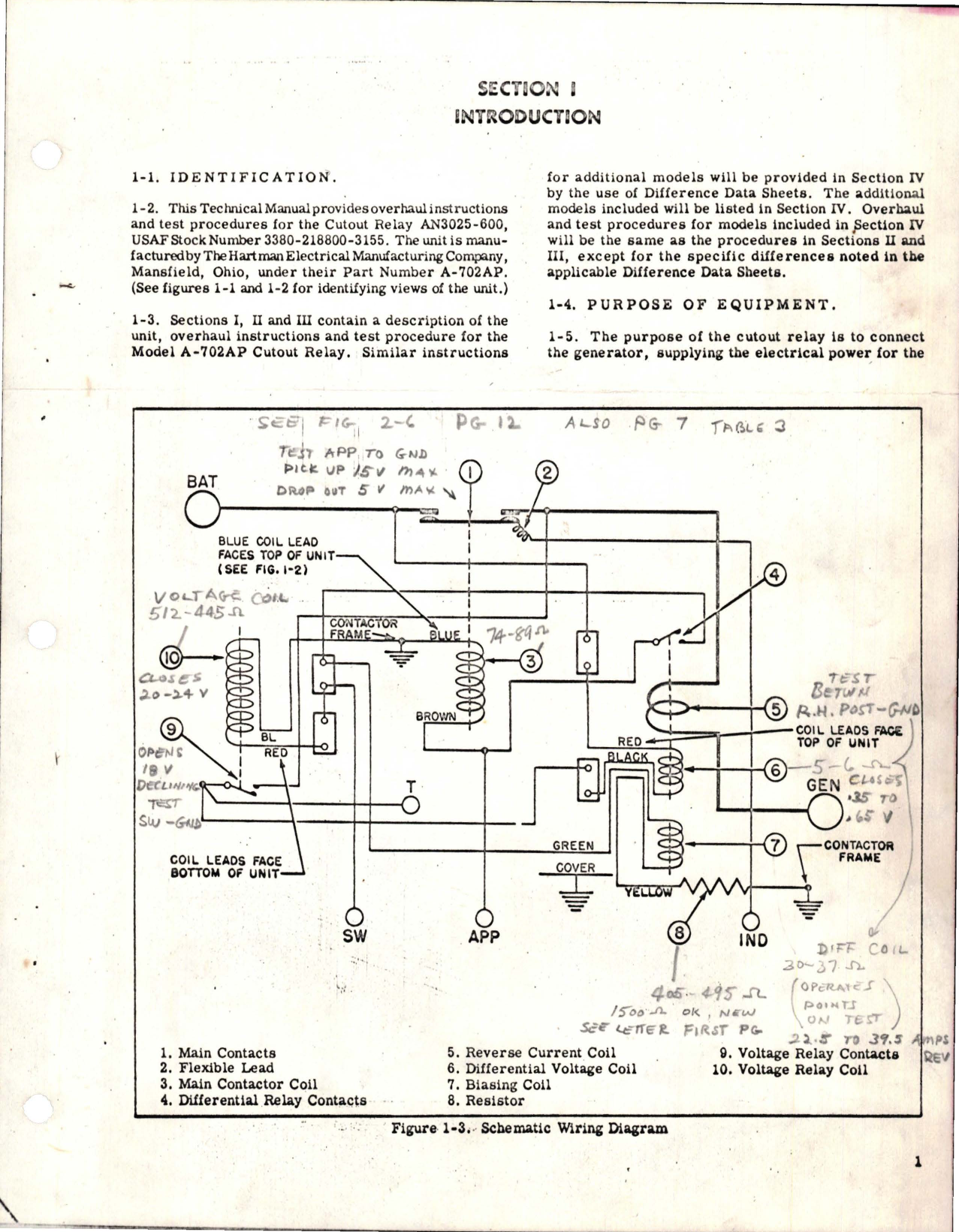 Sample page 5 from AirCorps Library document: Overhaul for Cutout Relay - 24 Volt DC System - Model AN3025-600 - Part A-702AP