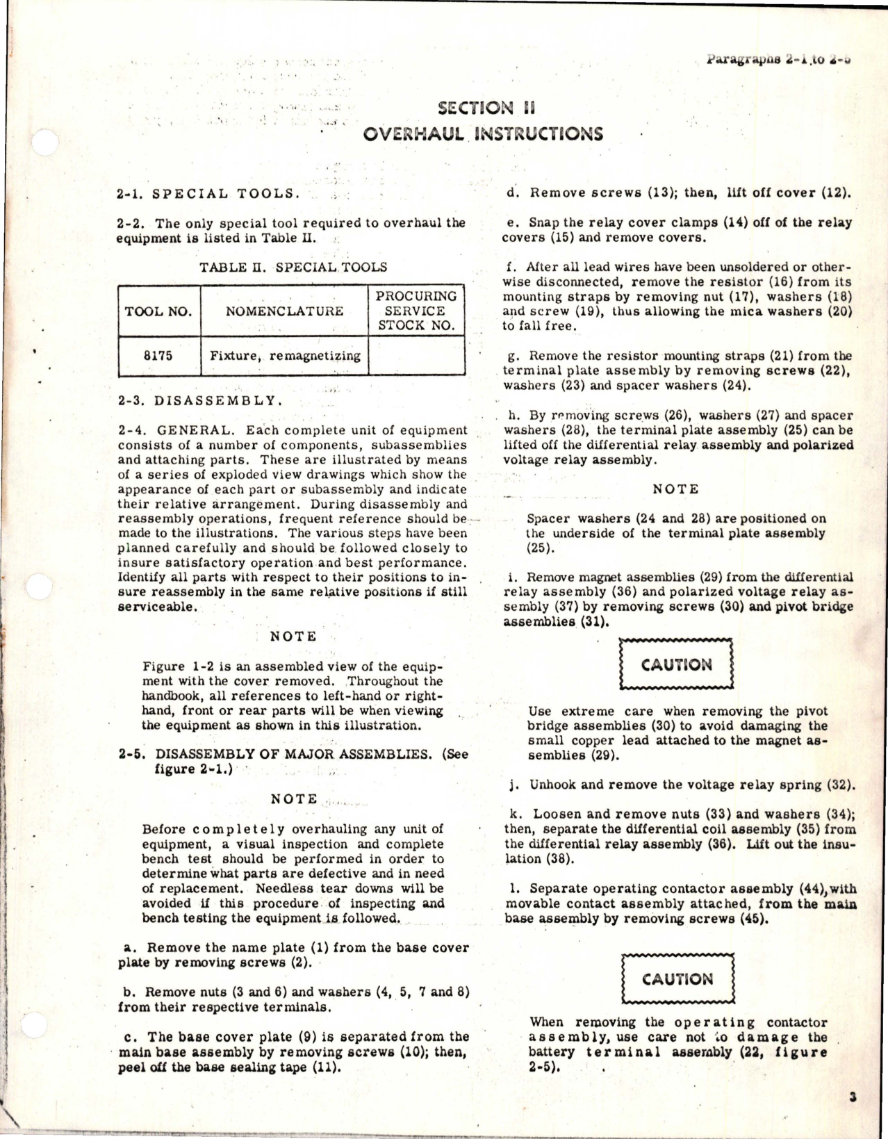 Sample page 7 from AirCorps Library document: Overhaul for Cutout Relay - 24 Volt DC System - Model AN3025-600 - Part A-702AP