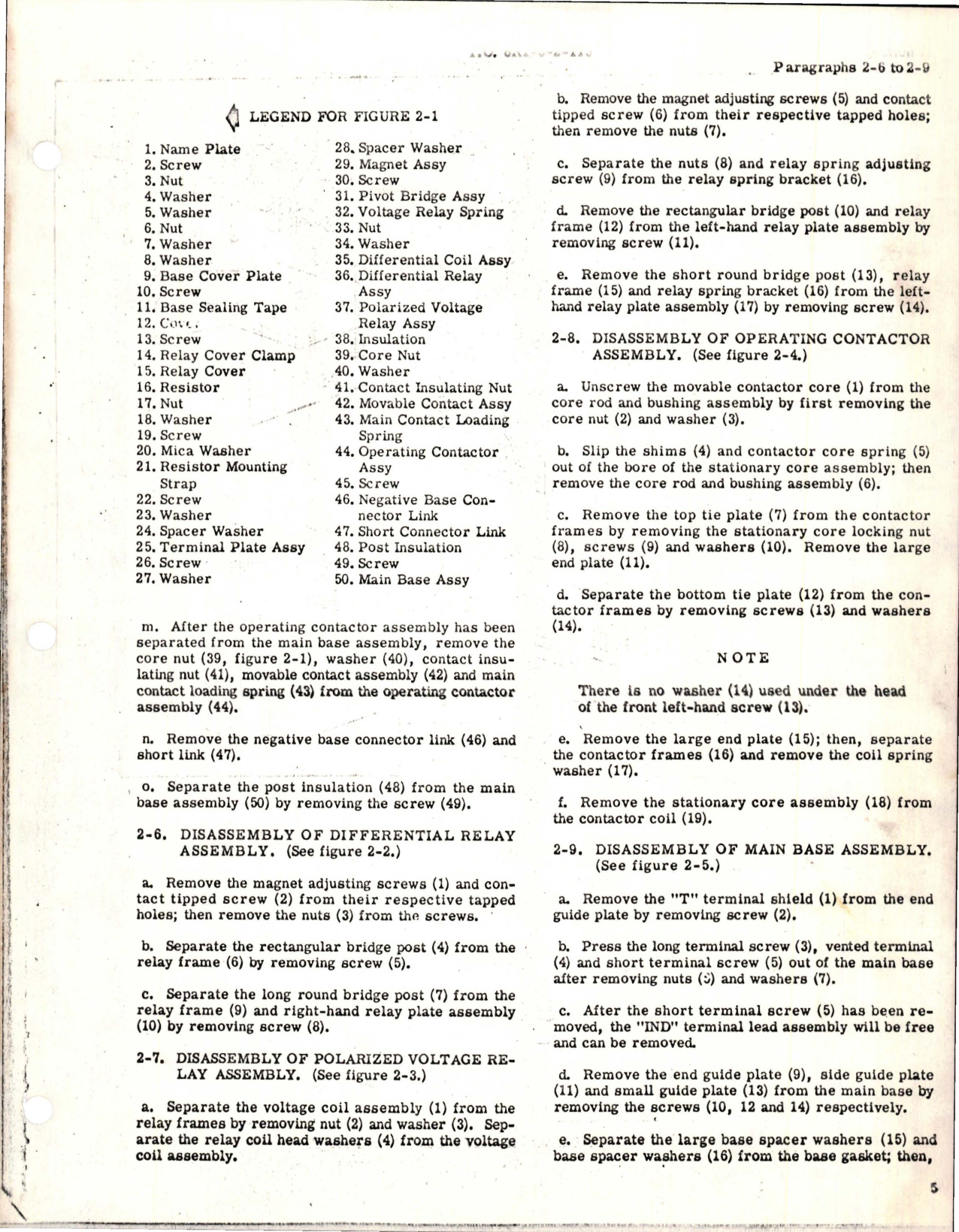 Sample page 9 from AirCorps Library document: Overhaul for Cutout Relay - 24 Volt DC System - Model AN3025-600 - Part A-702AP