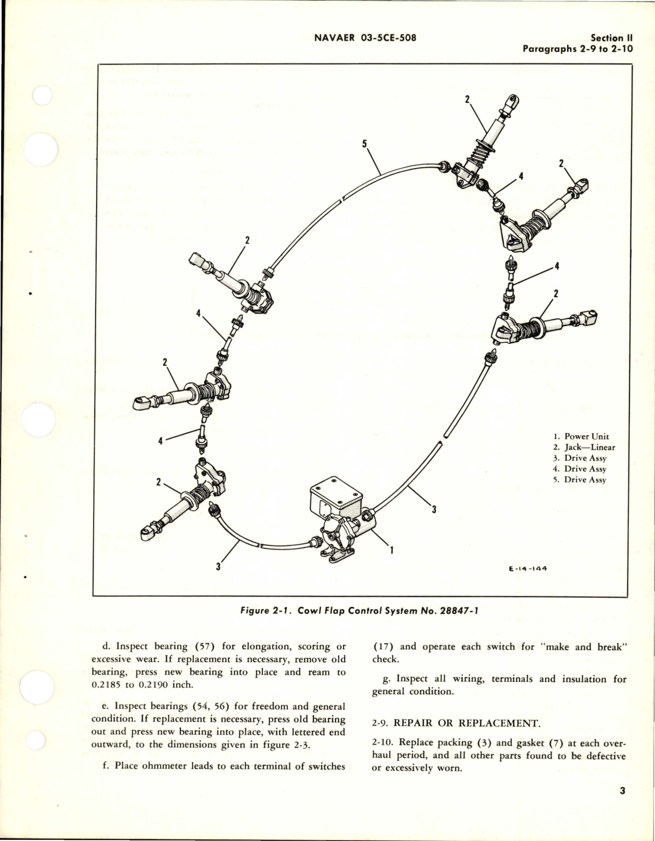 Sample page 7 from AirCorps Library document: Overhaul Instructions for Cowl Flap Control System - Part 28847-1