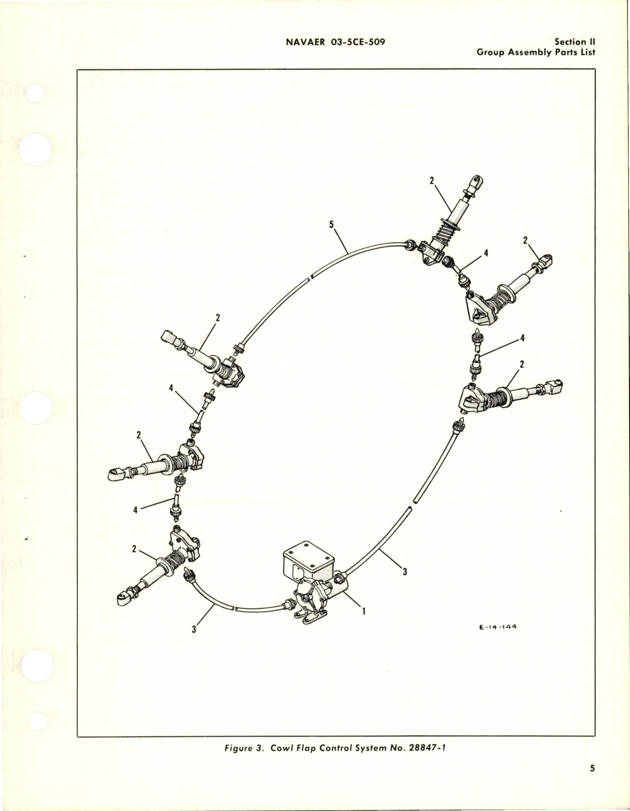 Sample page 7 from AirCorps Library document: Illustrated Parts Breakdown for Cowl Flap Control System - Part 28847-1