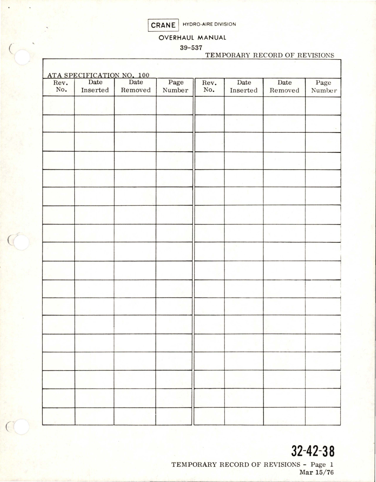 Sample page 7 from AirCorps Library document: Overhaul with Illustrated Parts List for Dual Pressure Control Valve - Part 39-537