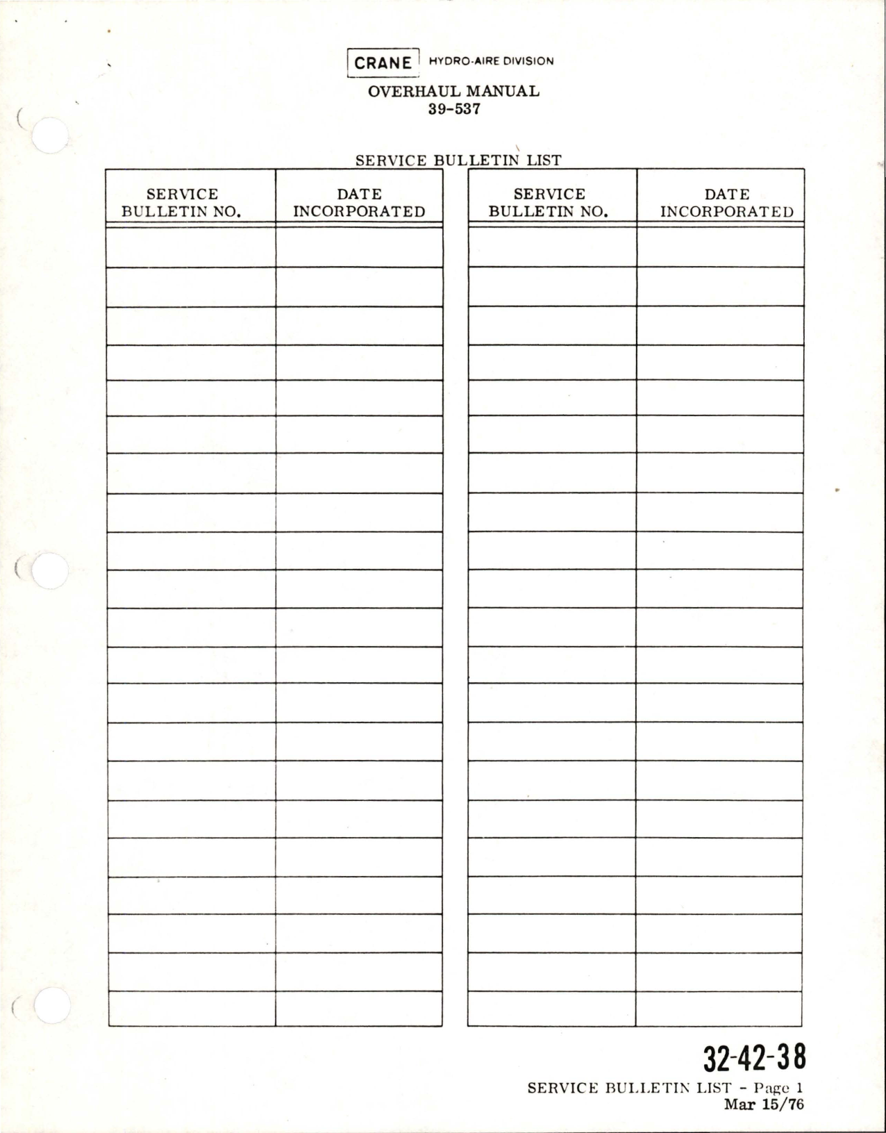 Sample page 9 from AirCorps Library document: Overhaul with Illustrated Parts List for Dual Pressure Control Valve - Part 39-537