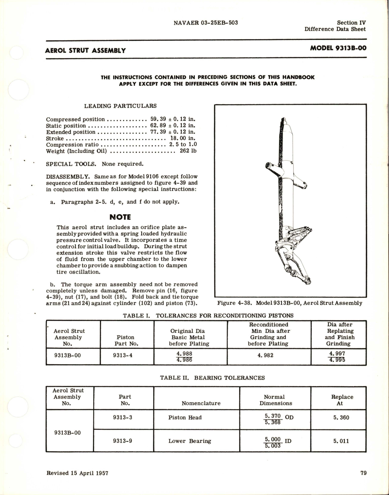 Sample page 5 from AirCorps Library document: Revision to Overhaul Instructions for Landing Gear Aerol Struts