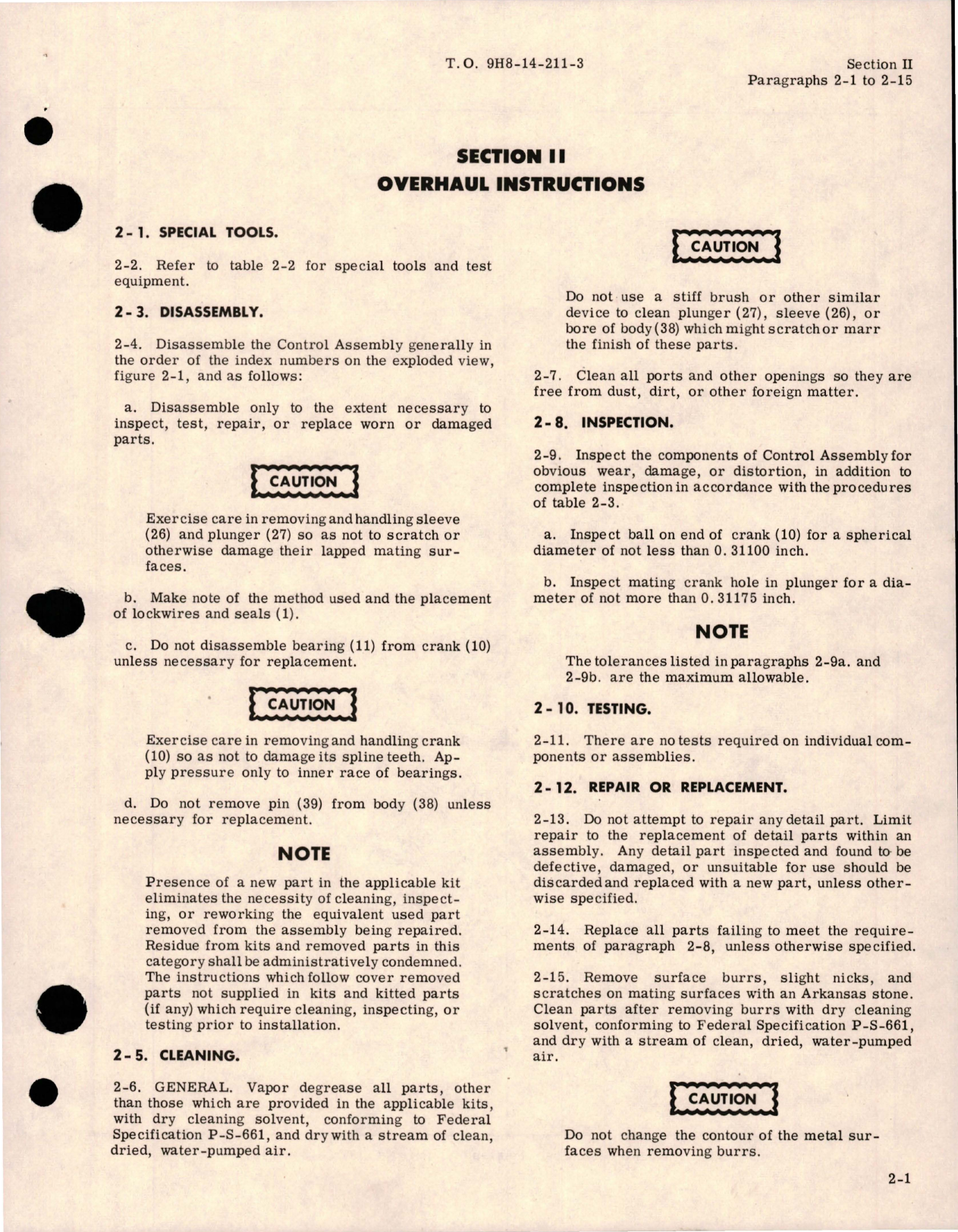 Sample page 7 from AirCorps Library document: Overhaul Manual for Hydraulic Boost Control Assembly - Model 1372-3, 1372-4, and 1372-5