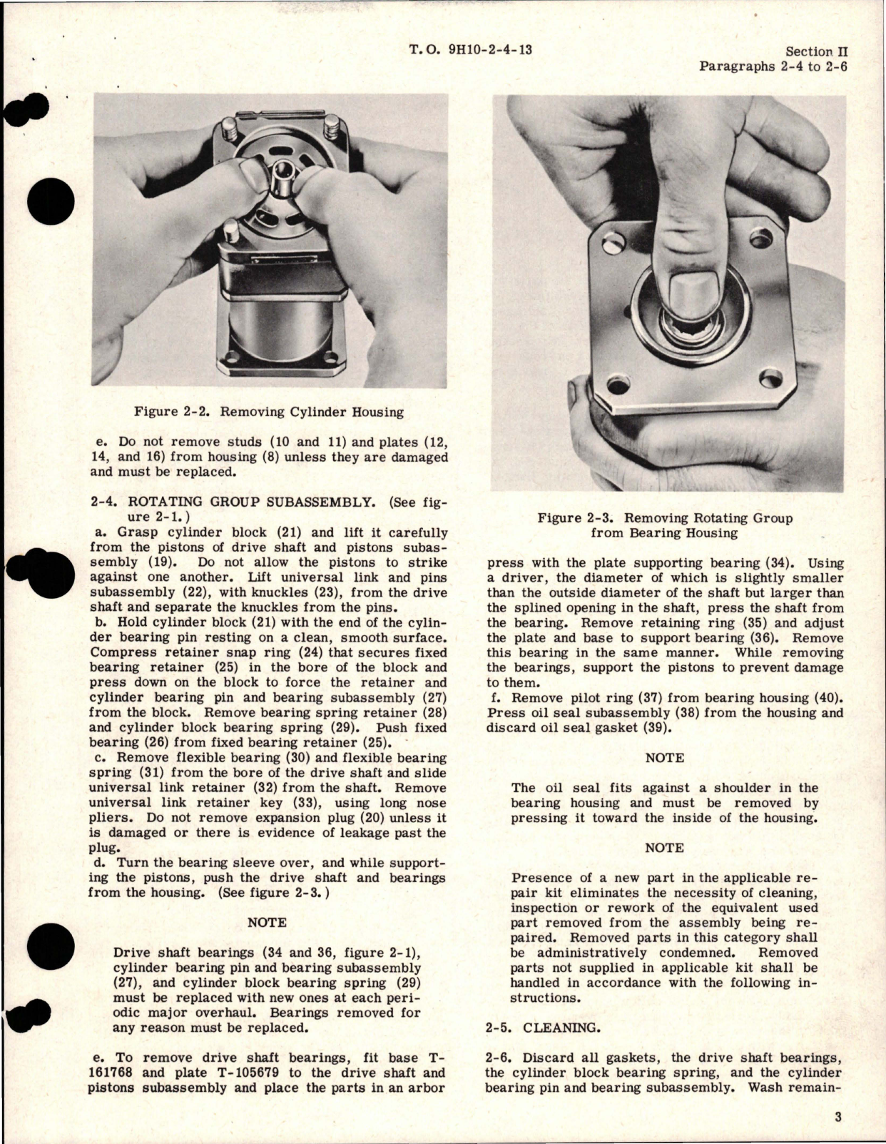 Sample page 7 from AirCorps Library document: Overhaul Instructions for Hydraulic Motor Assemblies - MF-713 Series