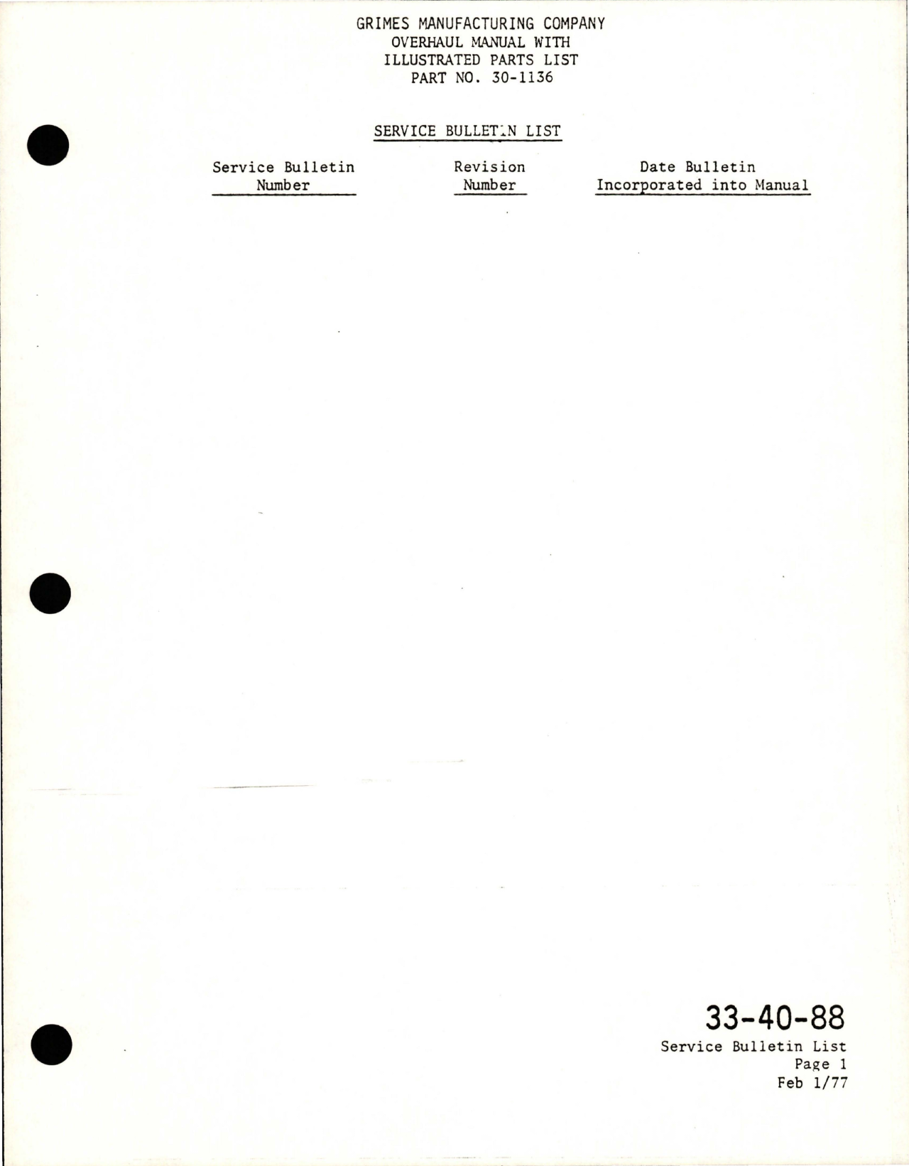 Sample page 5 from AirCorps Library document: Overhaul Manual with Illustrated Parts List for Navigational Strobe Light