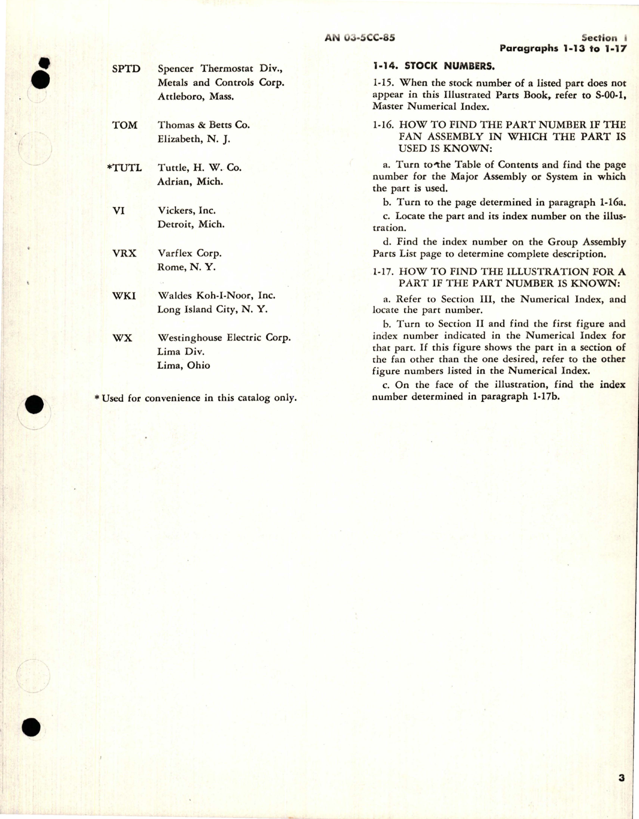 Sample page 7 from AirCorps Library document: Illustrated Parts Breakdown for Axivane Aircraft Fans