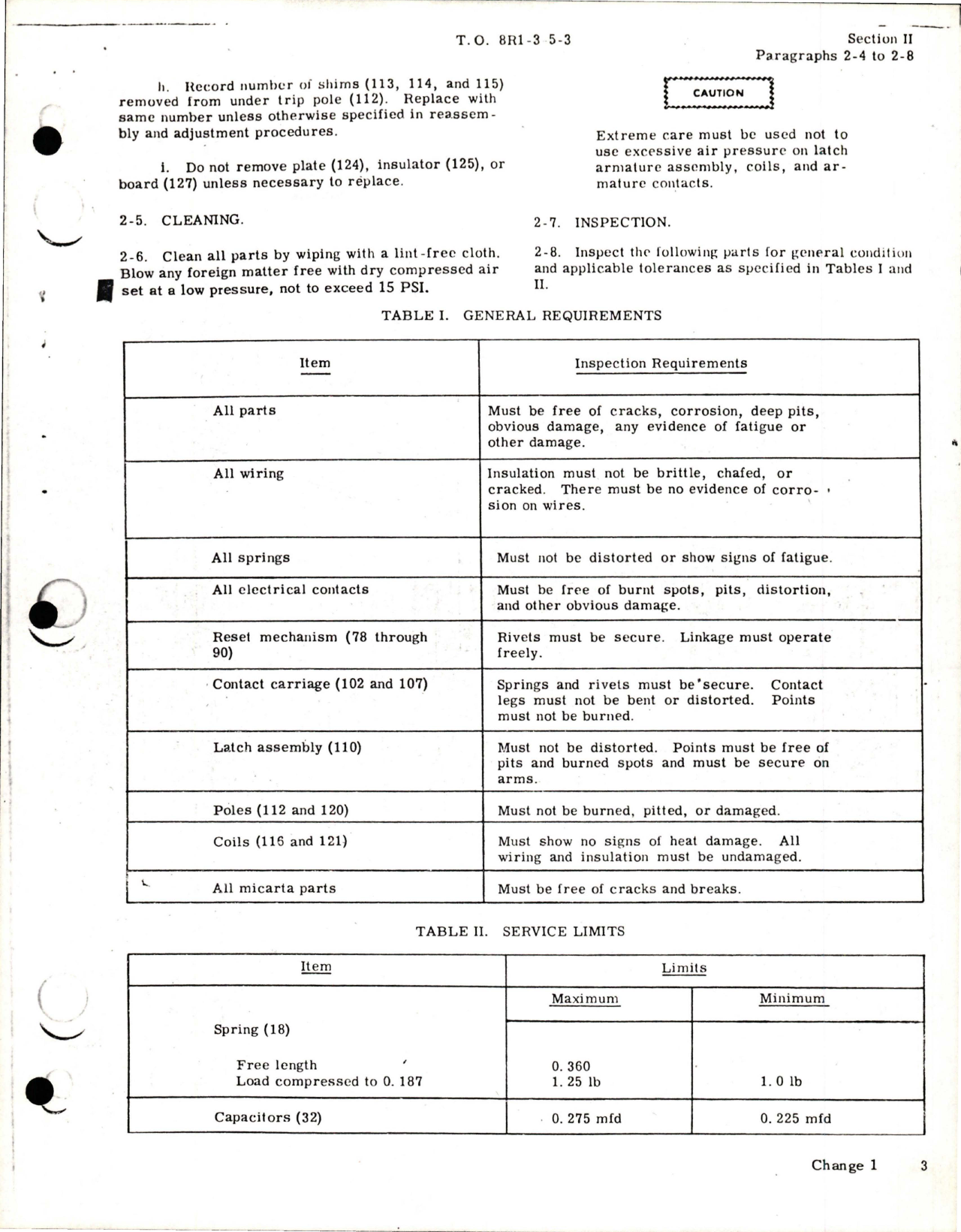 Sample page 5 from AirCorps Library document: Overhaul Instructions for Generator Field Control Relay - Type M-2 - Parts PR9502, PR9502A, and PR9502AC