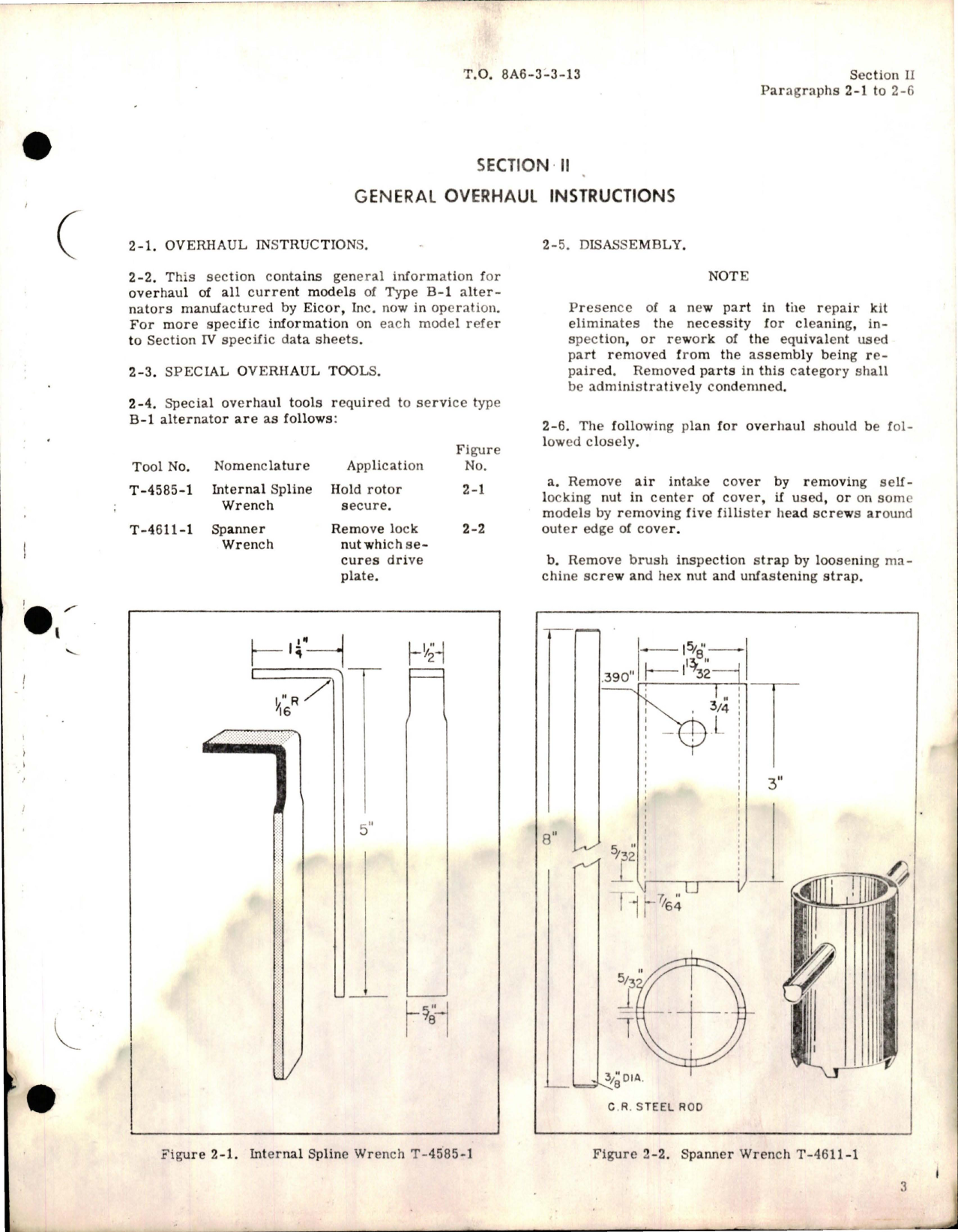 Sample page 5 from AirCorps Library document: Overhaul for Alternator - Type B-1 - Models 1-AB1-115S-4 and 1-AB1-115S-4A