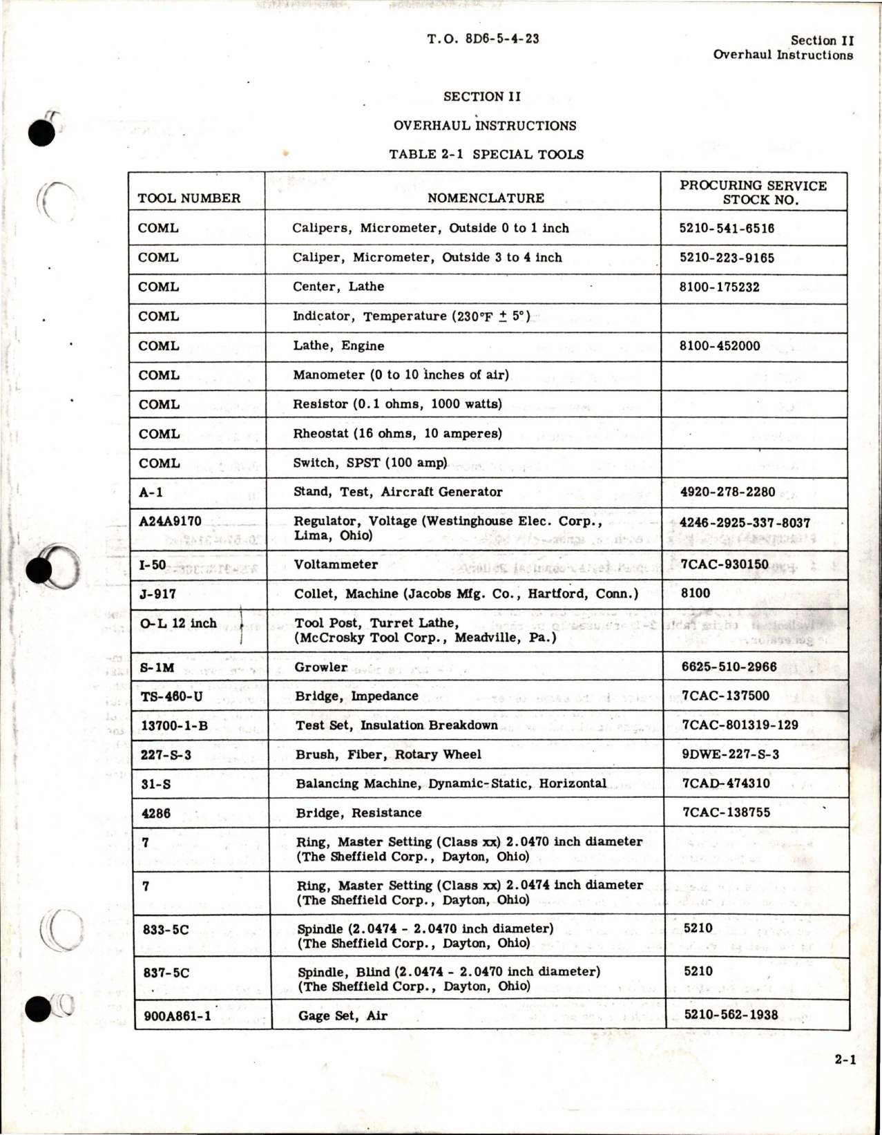 Sample page 7 from AirCorps Library document: Overhaul for DC Generator - Parts A50J251-4, A50J251-1 and 903J789-1