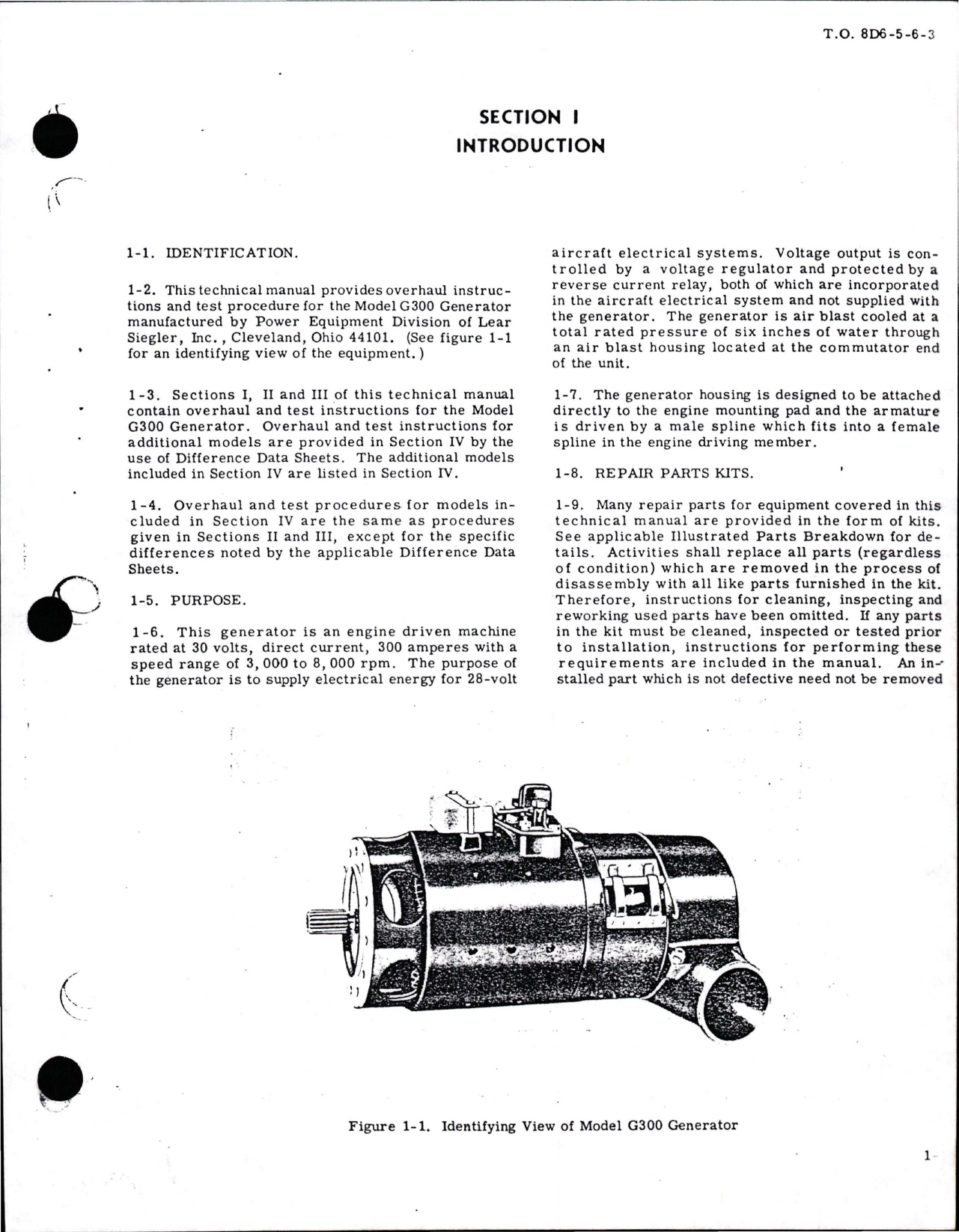 Sample page 7 from AirCorps Library document: Overhaul for Generator